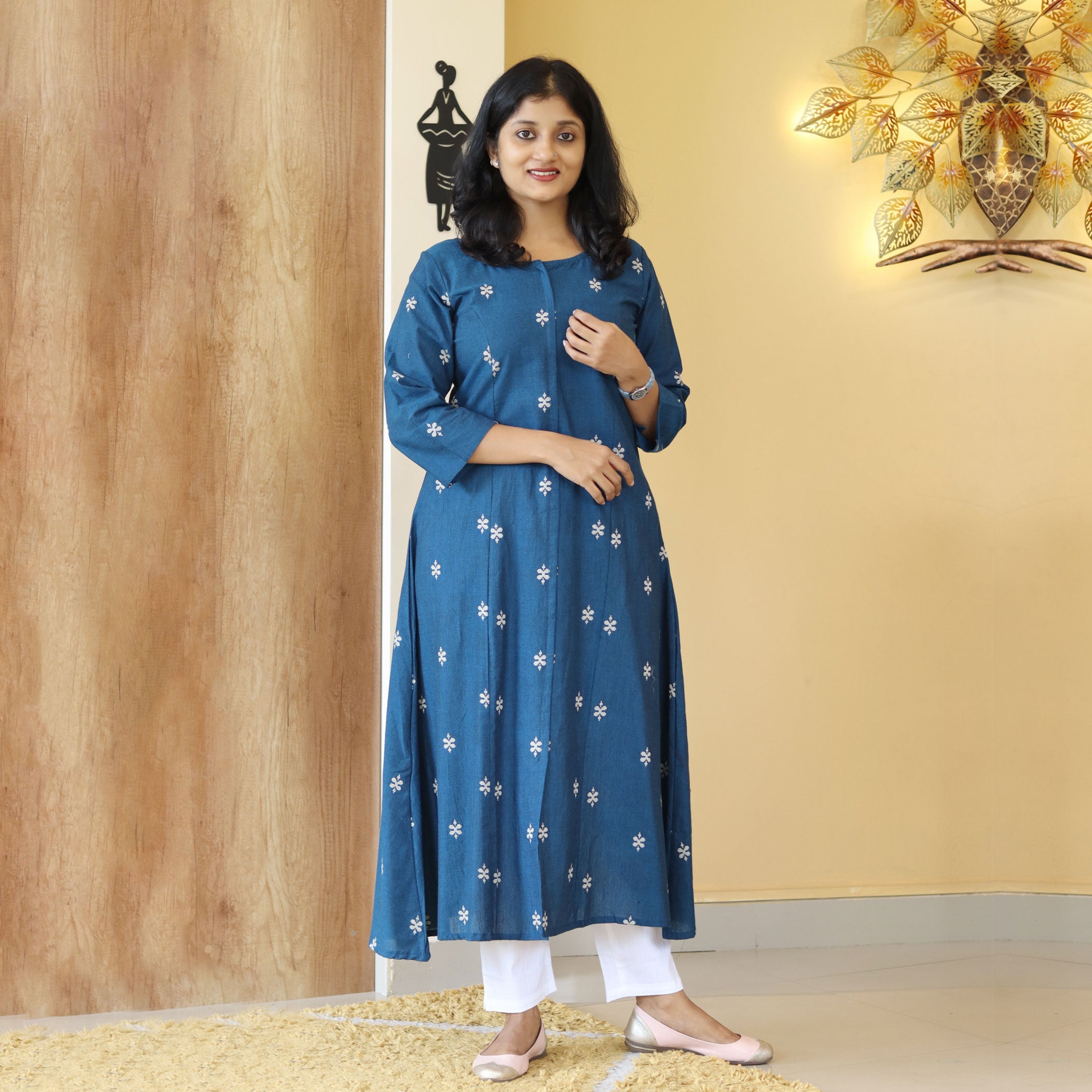 Load image into Gallery viewer, Pure Cotton Kurti-4222
