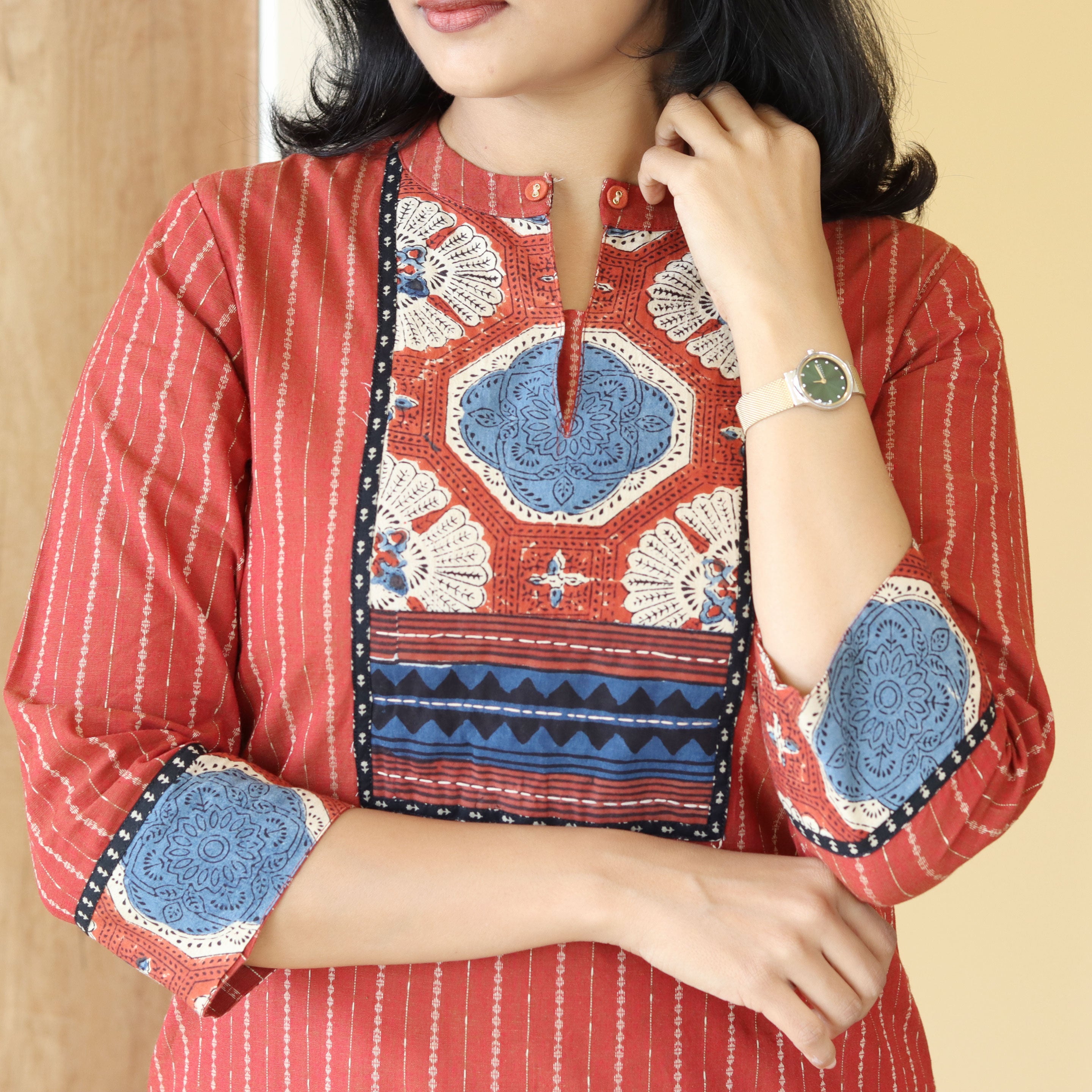 Load image into Gallery viewer, Pure Cotton Kurti-4244
