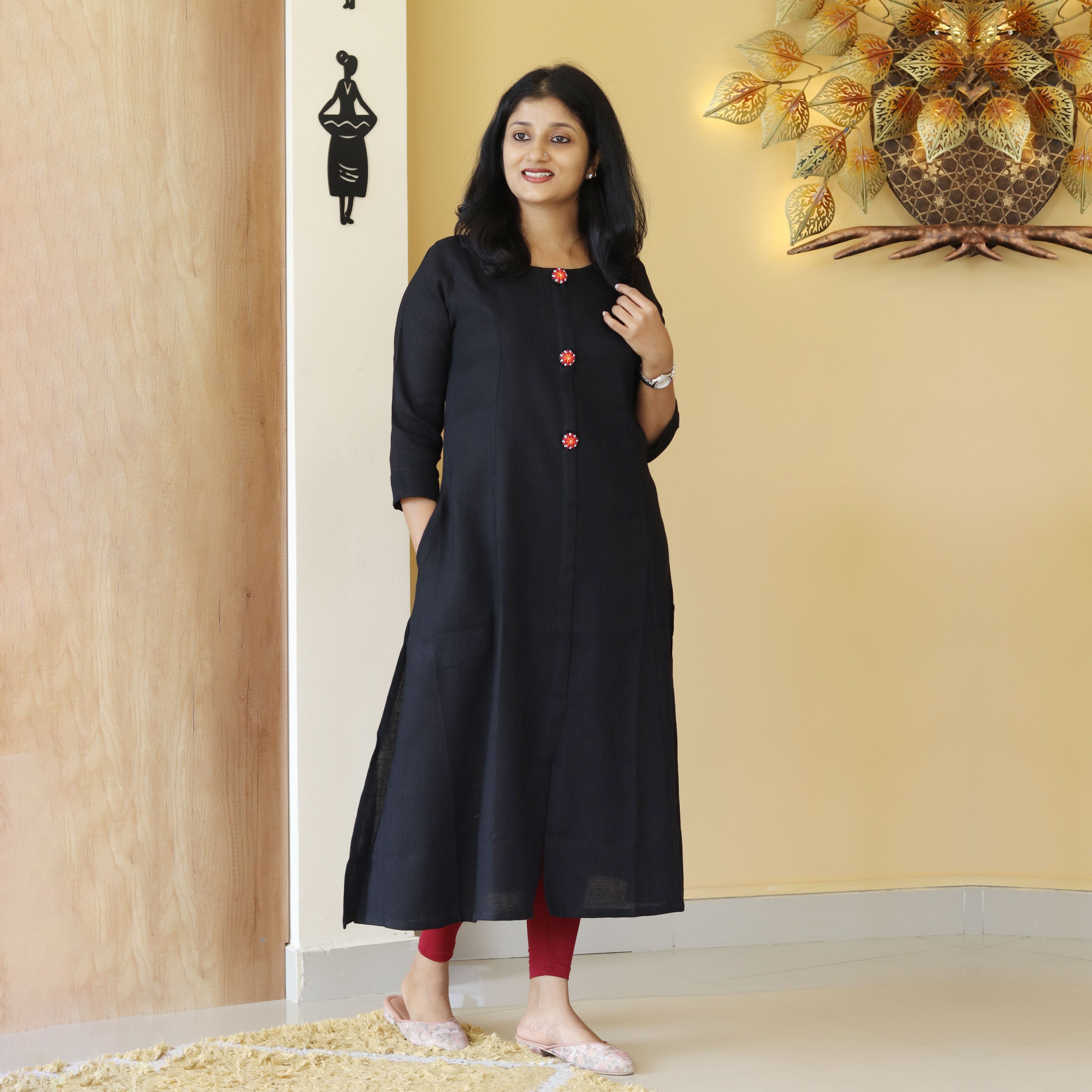 Load image into Gallery viewer, Pure cotton kurti-4244
