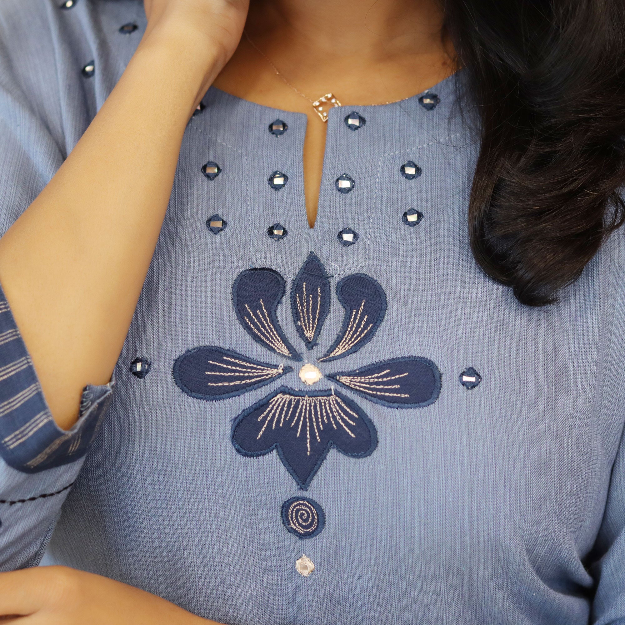 Load image into Gallery viewer, Pure Cotton Kurti-4281
