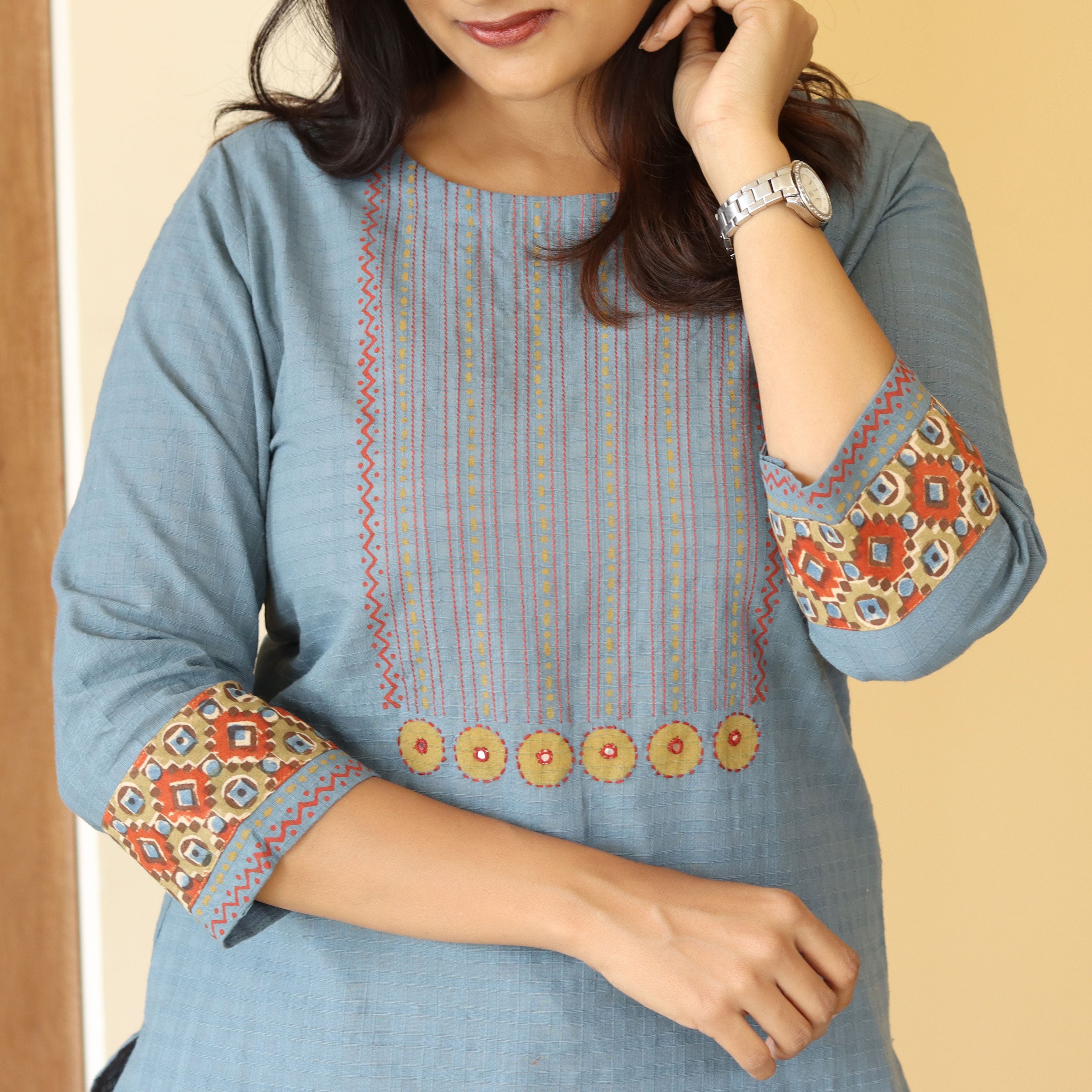 Load image into Gallery viewer, Pure Cotton Kurti-4281
