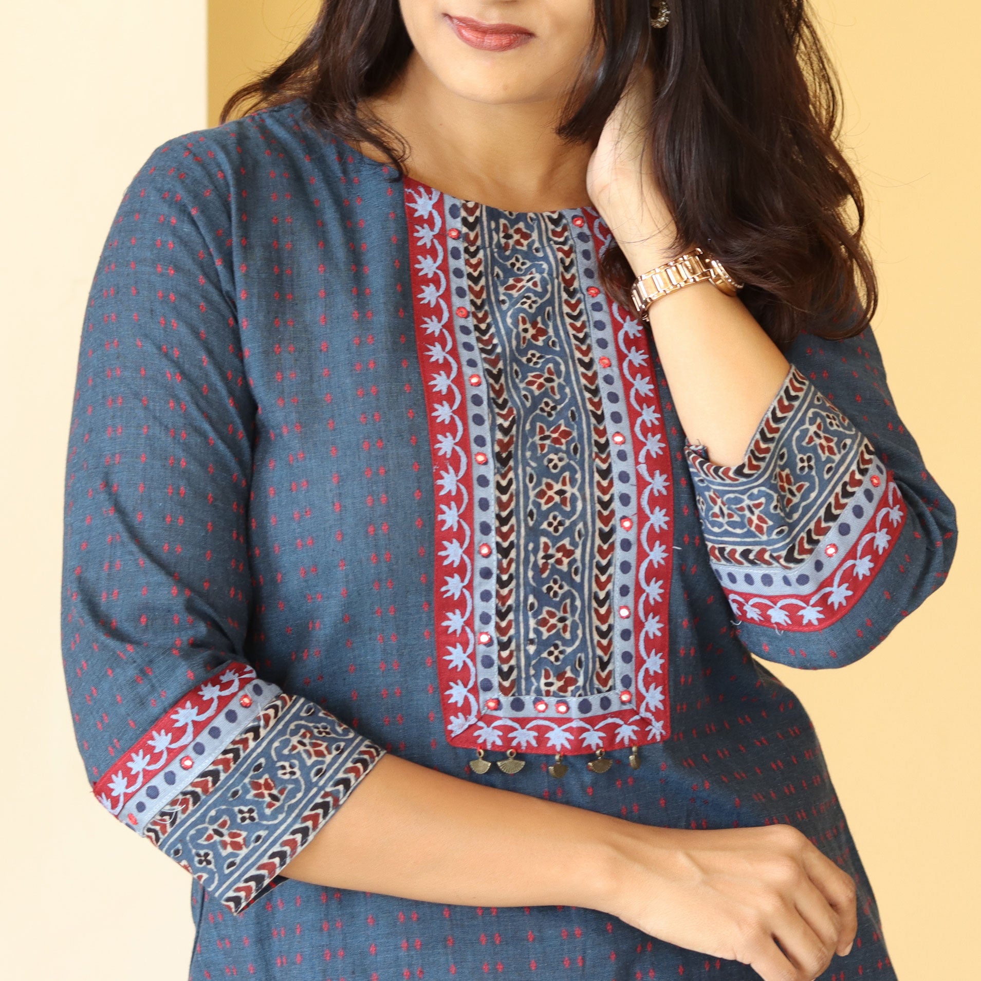 Load image into Gallery viewer, Pure Cotton Kurti - 4260
