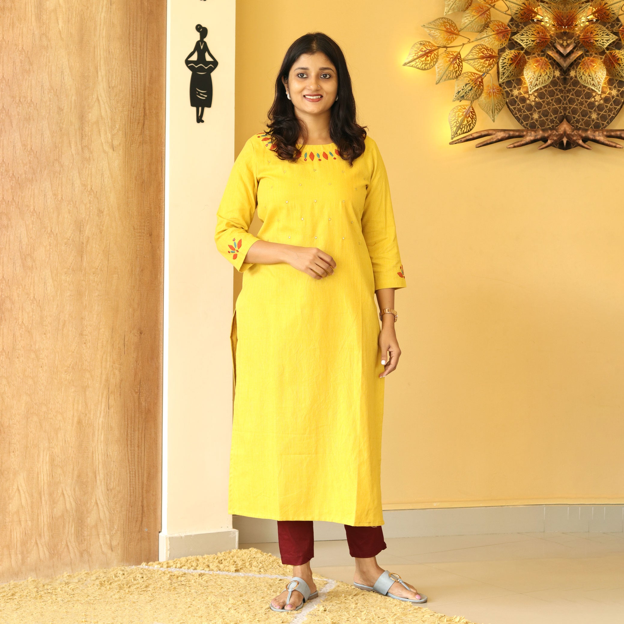 Load image into Gallery viewer, Pure Cotton Kurti-4260
