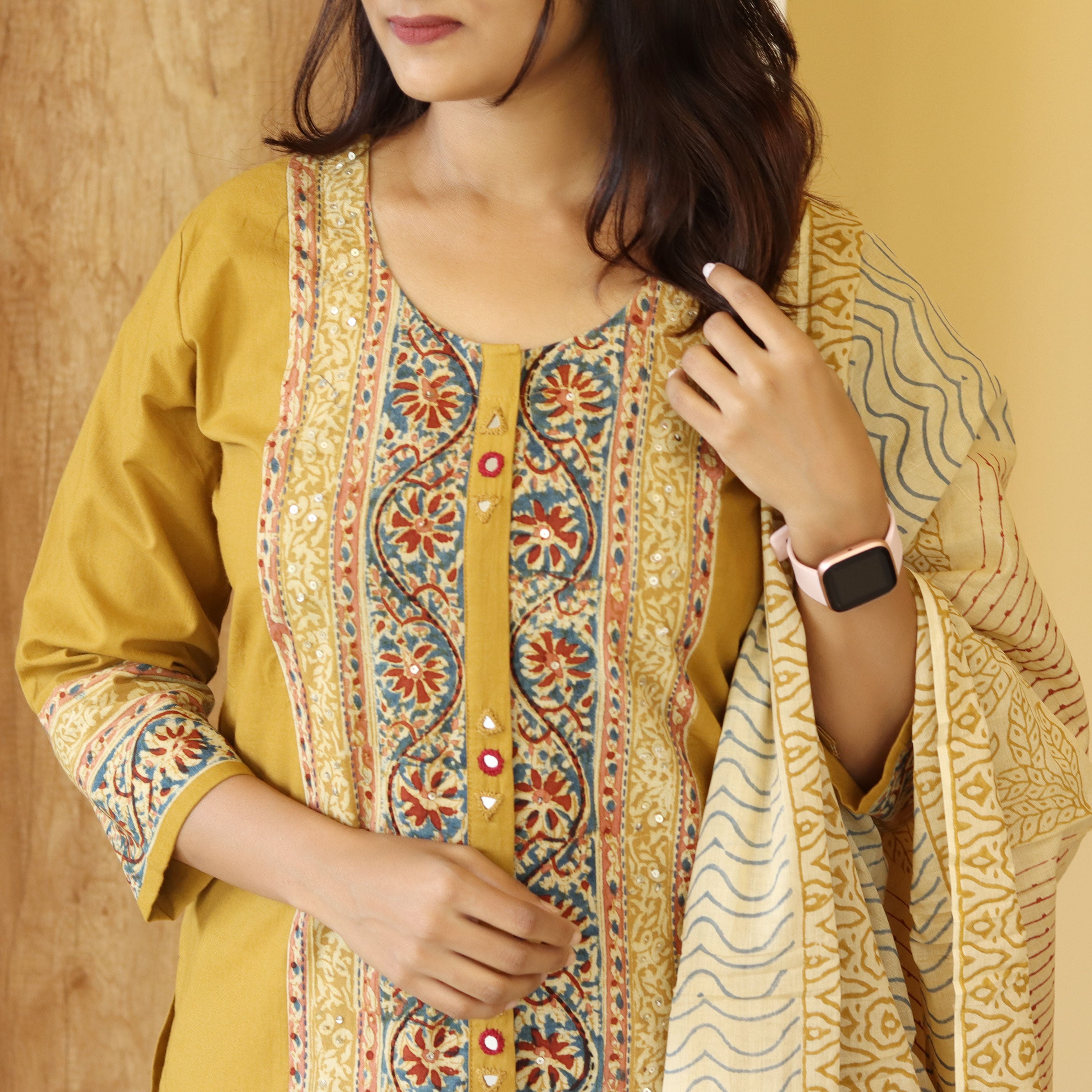 Load image into Gallery viewer, Pure Cotton Kurti Set - 4370

