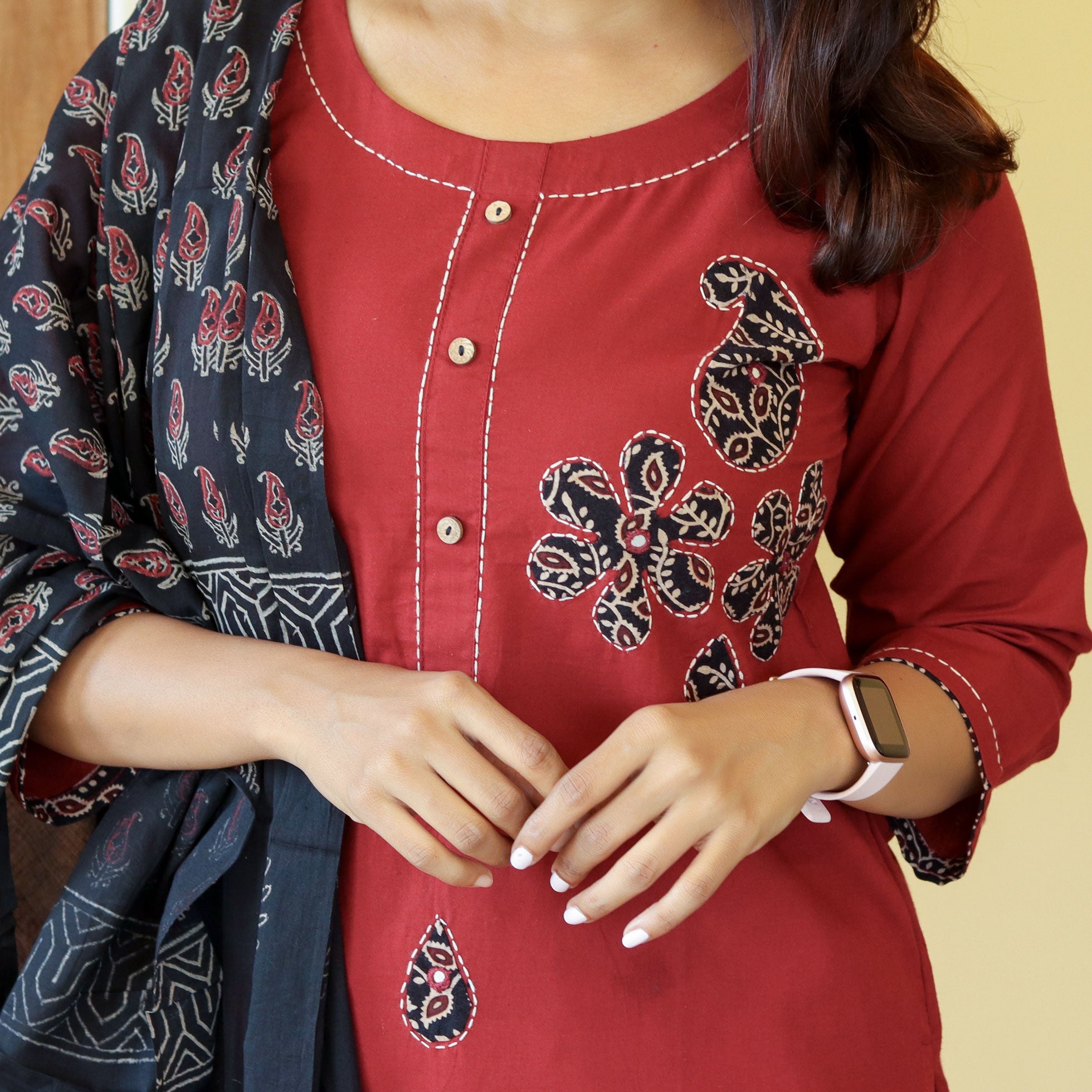 Load image into Gallery viewer, Pure Cotton Kurti Set (pre-order) - 4369
