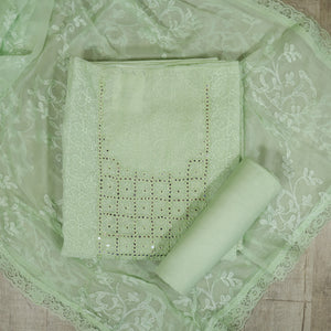 Net Kotta Unstitched Suit - 4454
