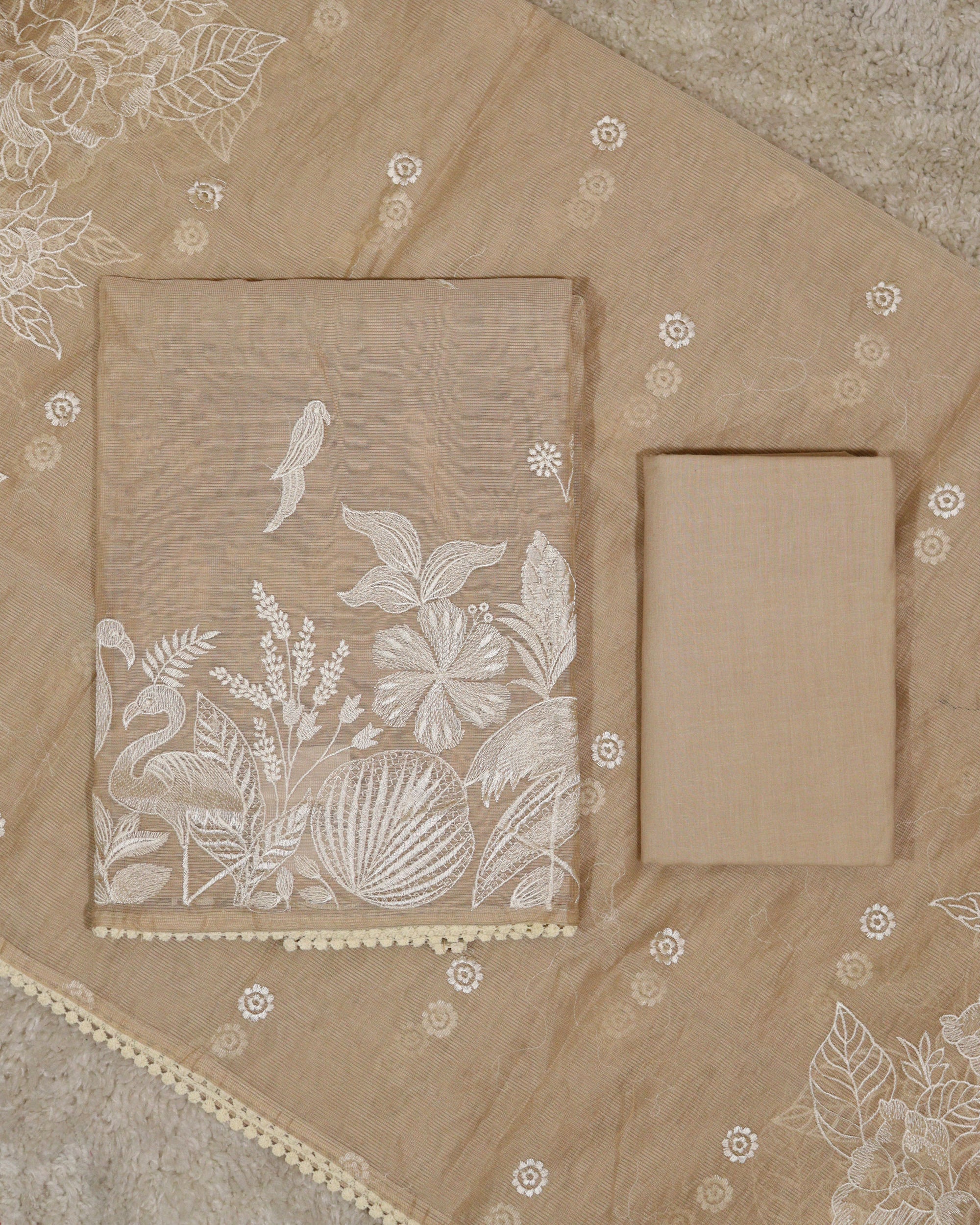 Load image into Gallery viewer, Net Kota Unstitched Suit-2255
