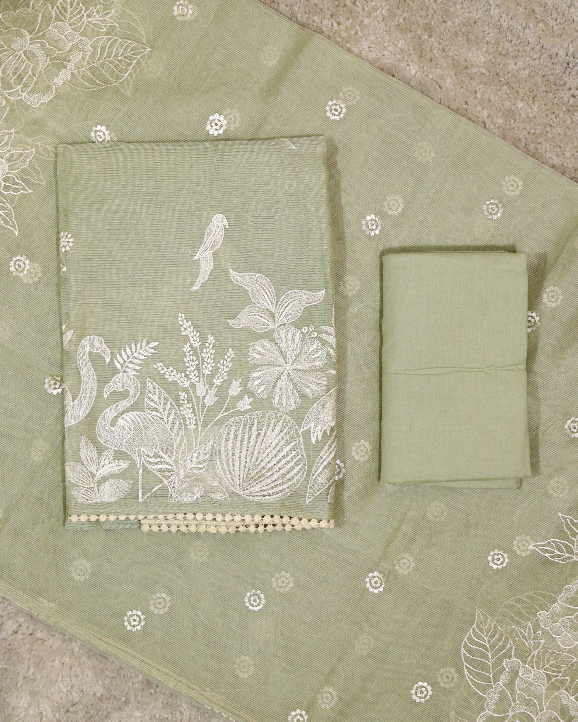 Load image into Gallery viewer, Net Kota Unstitched Suit-2255
