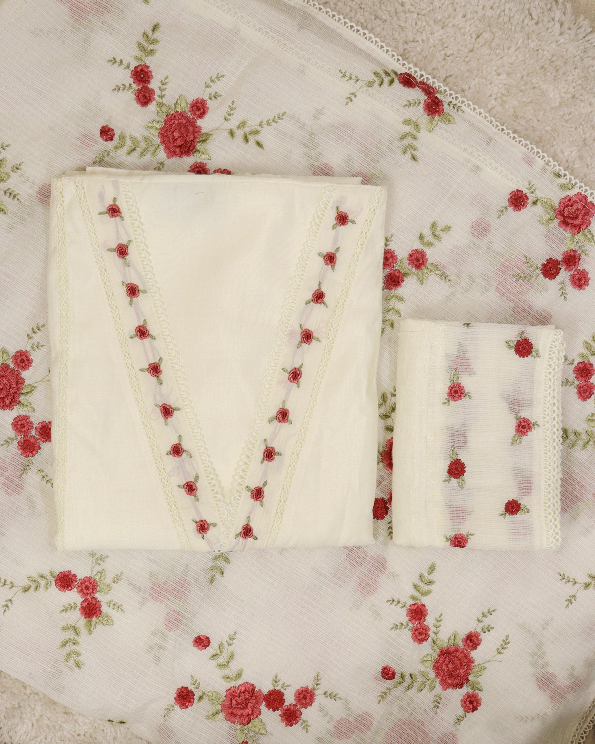Load image into Gallery viewer, Chanderi Silk Unstitched Suit- 2254

