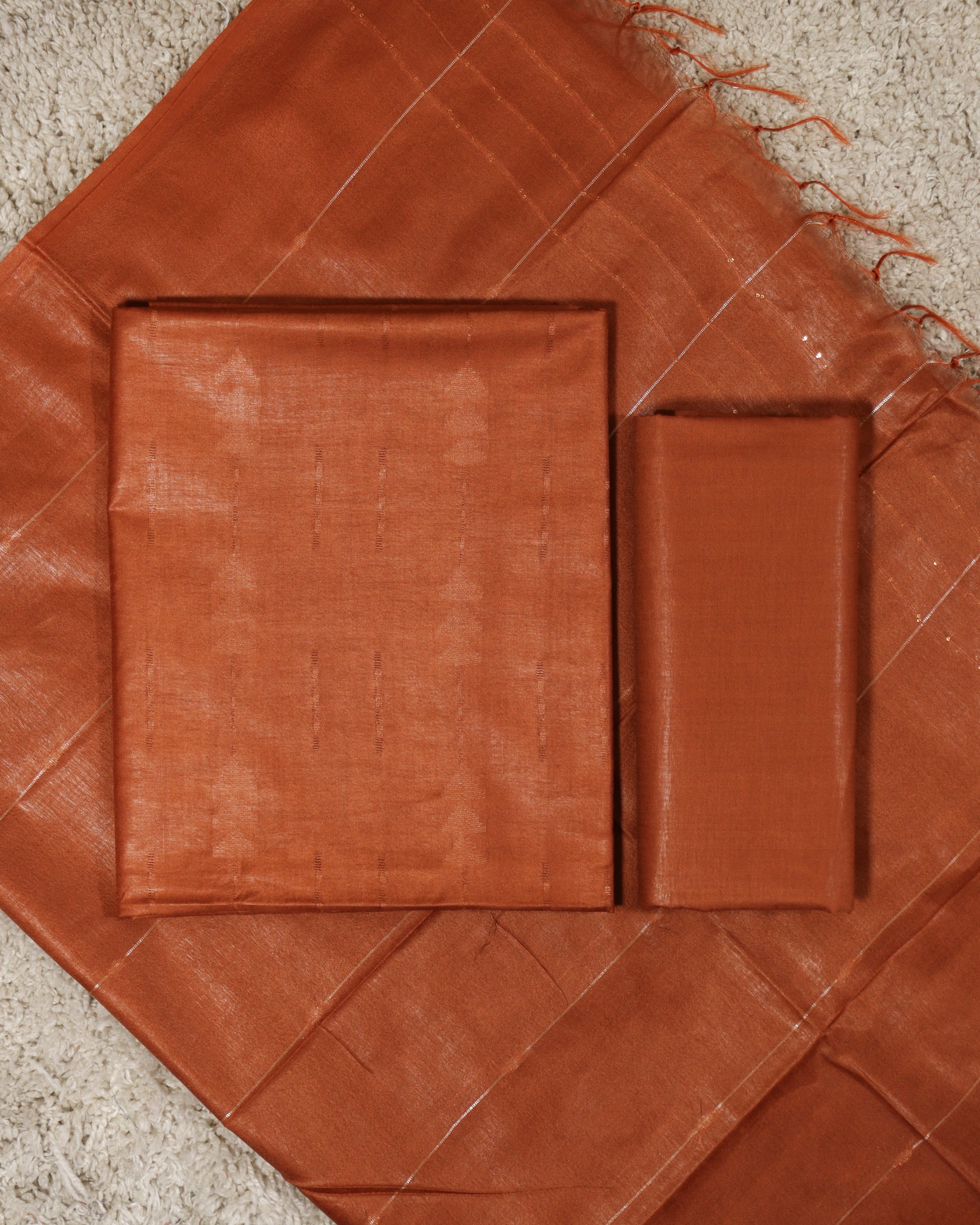 Load image into Gallery viewer, Semi Tussar Silk Unstitched Suit- 6900
