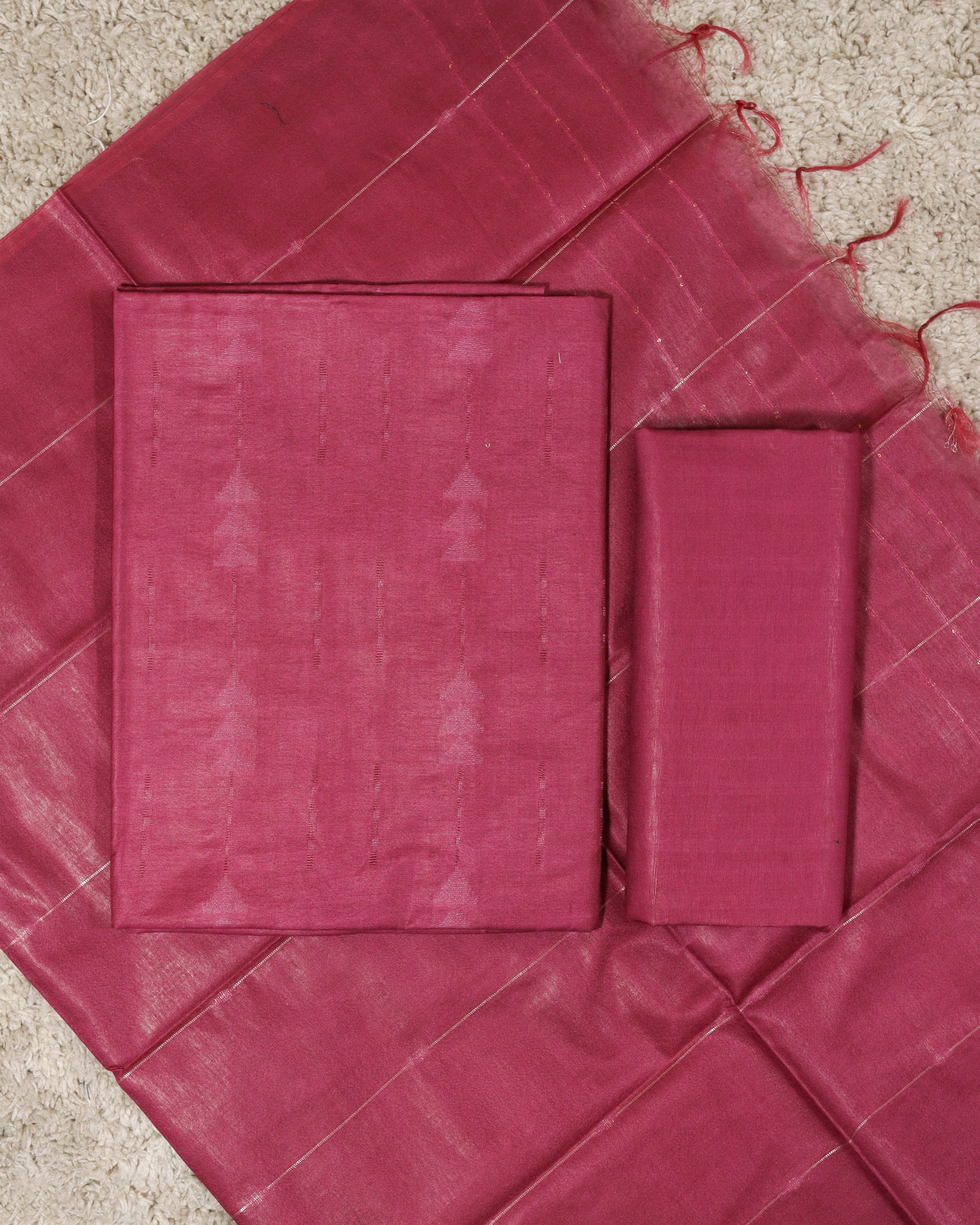 Load image into Gallery viewer, Semi Tussar Silk Unstitched Suit- 6900
