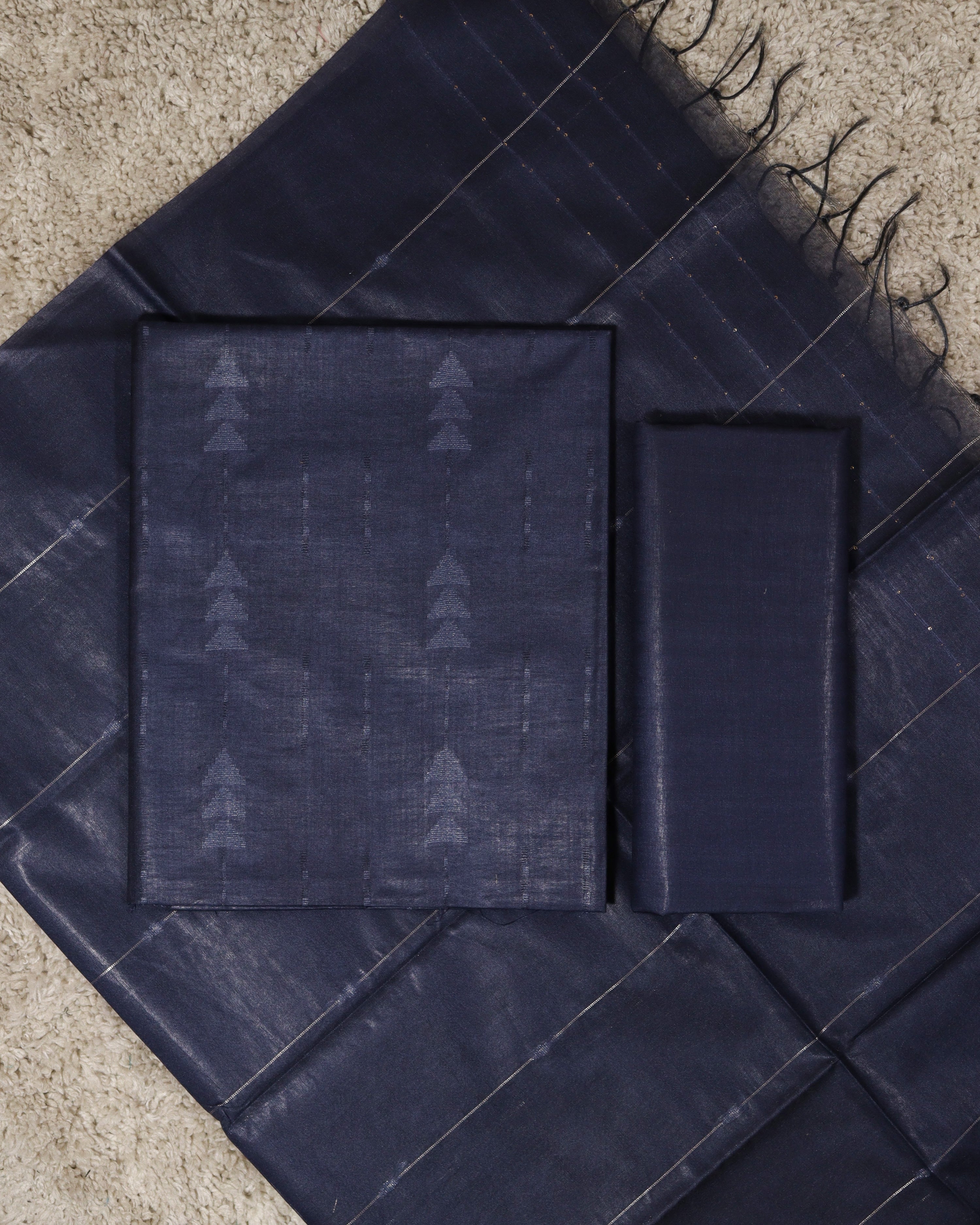 Load image into Gallery viewer, Semi Tussar Silk Unstitched Suit- 6900
