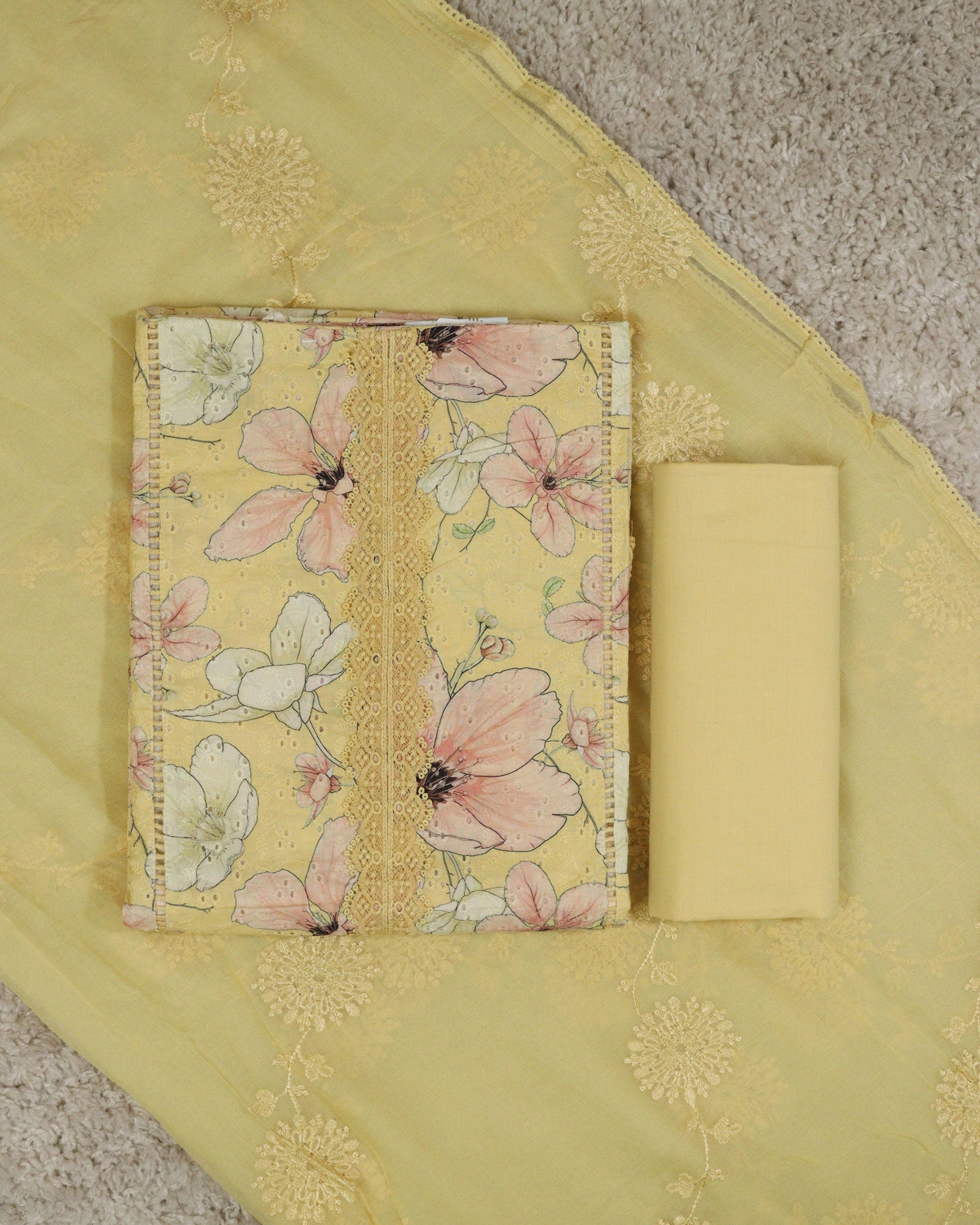 Load image into Gallery viewer, Pure Cotton Unstitched Suit - 2494
