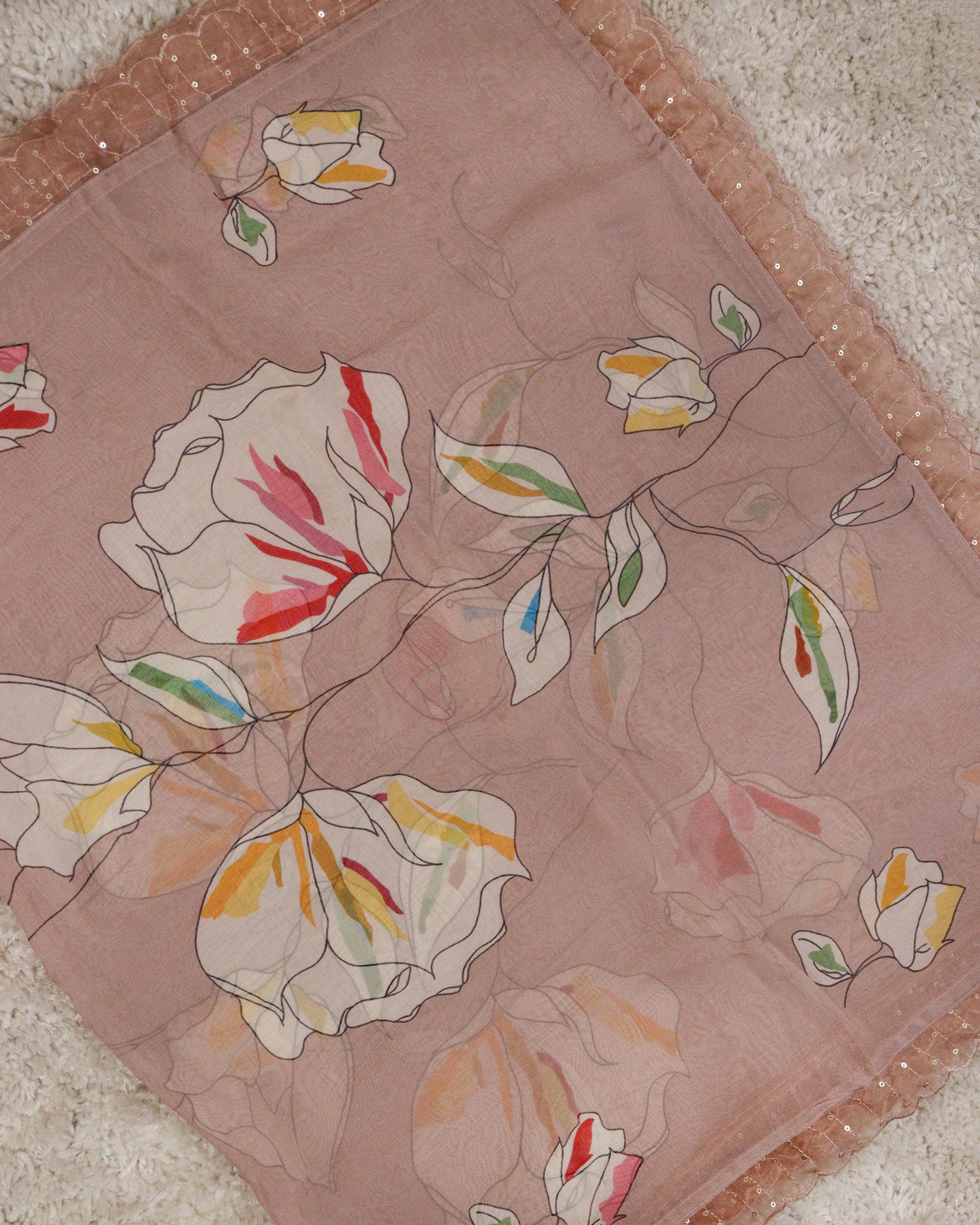 Load image into Gallery viewer, Muslin Silk Unstitched Suit- 2486
