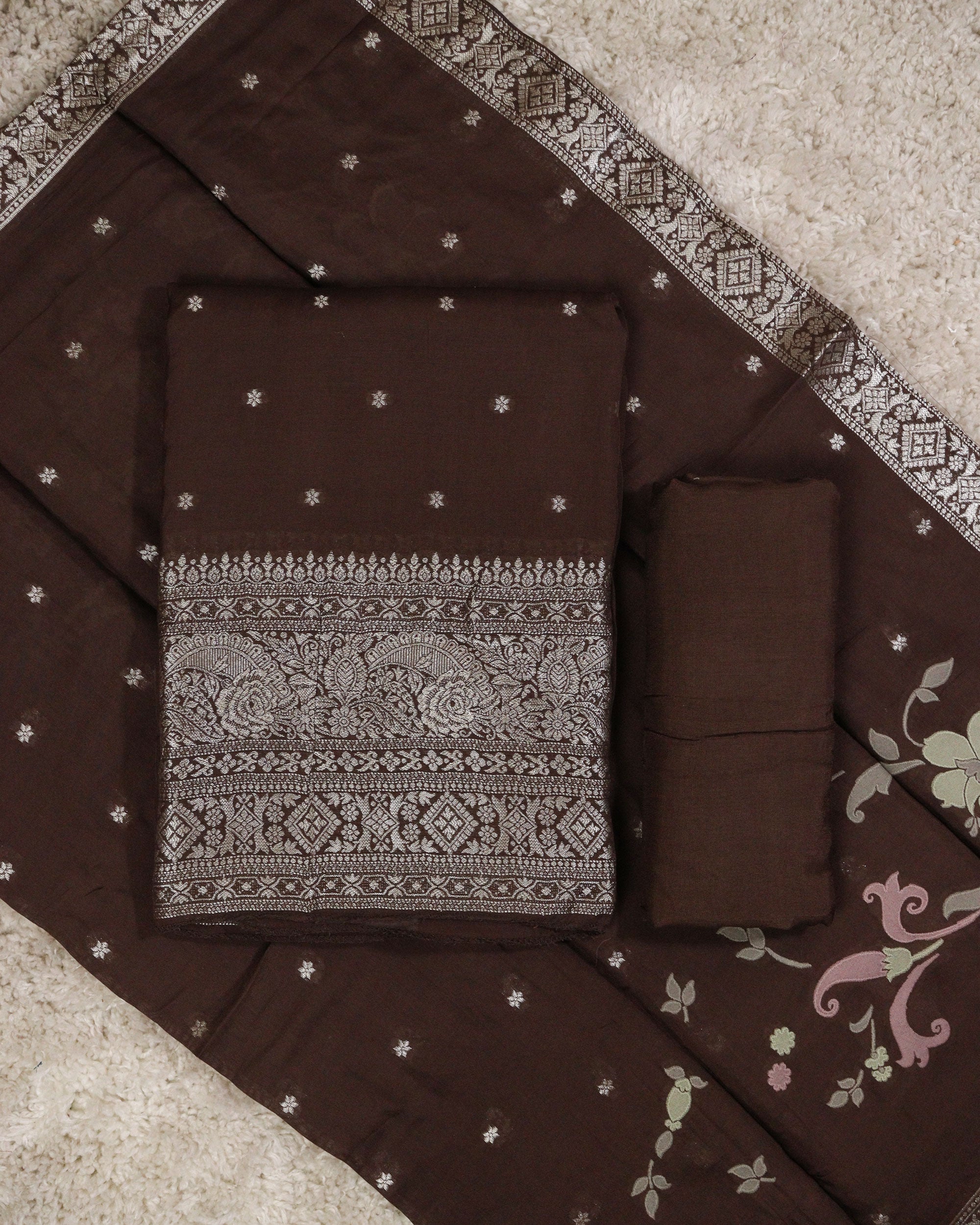Load image into Gallery viewer, Banarasi Unstitched Suit -2497
