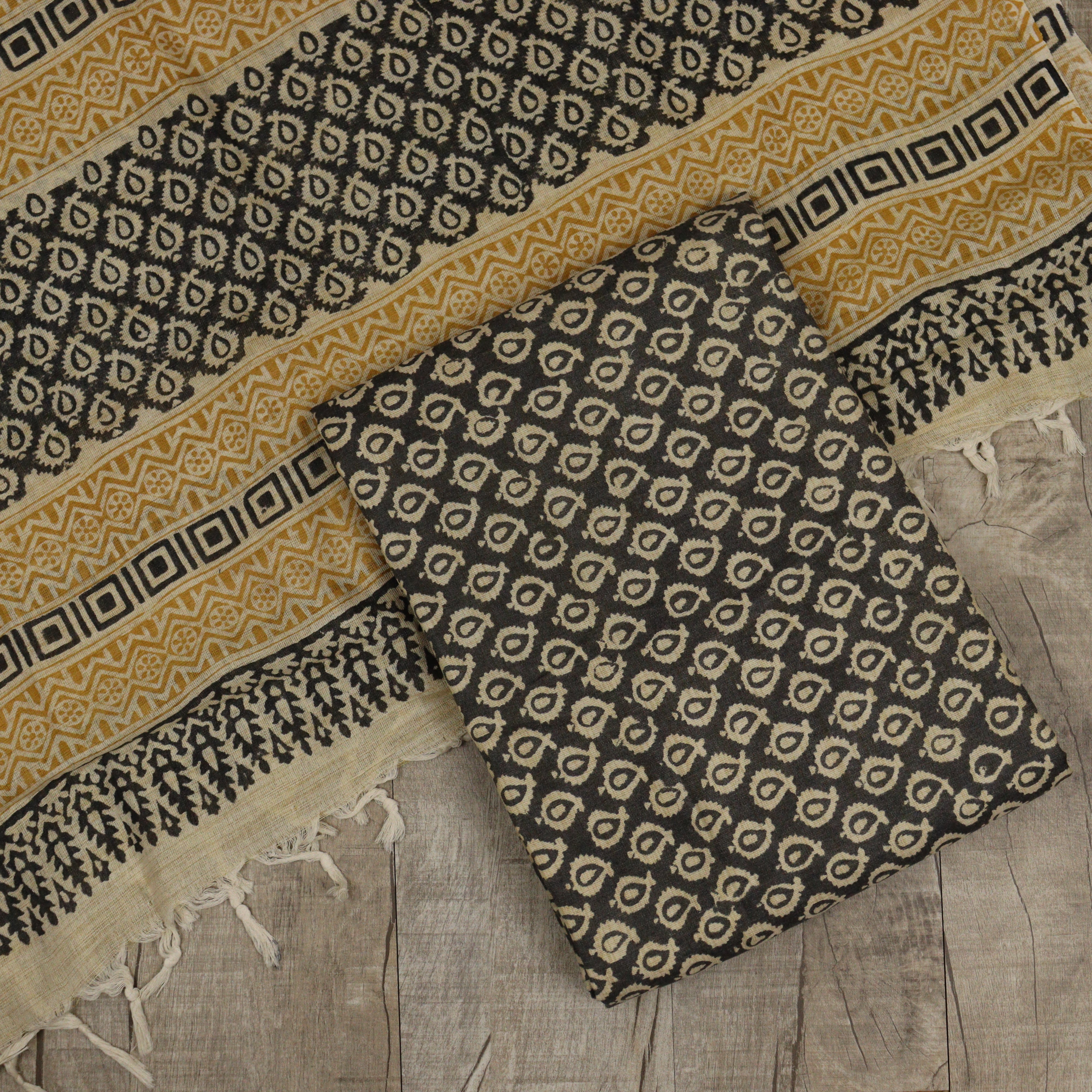 Load image into Gallery viewer, Khadi Cotton Suit-3575

