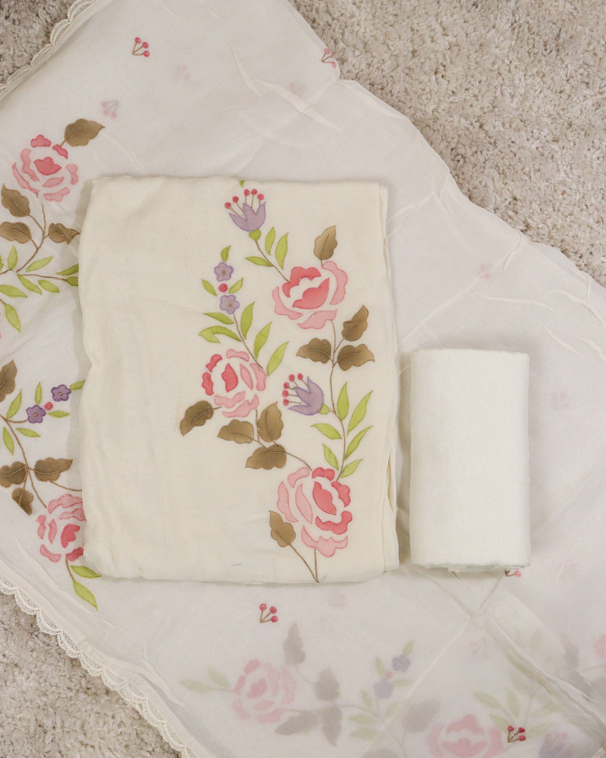 Load image into Gallery viewer, Viscose Organza Unstitched Suits-2488
