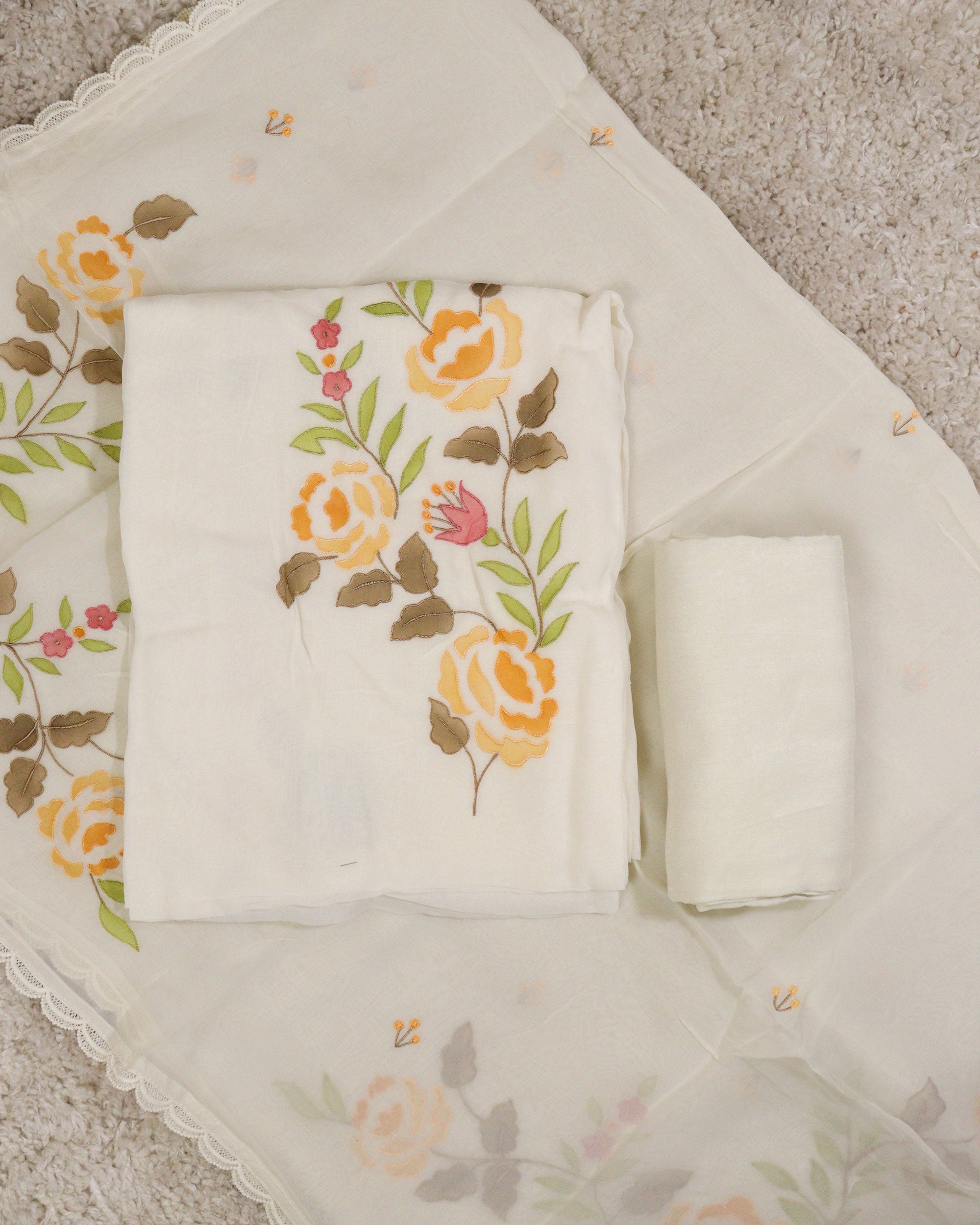 Load image into Gallery viewer, Viscose Organza Unstitched Suits-2488
