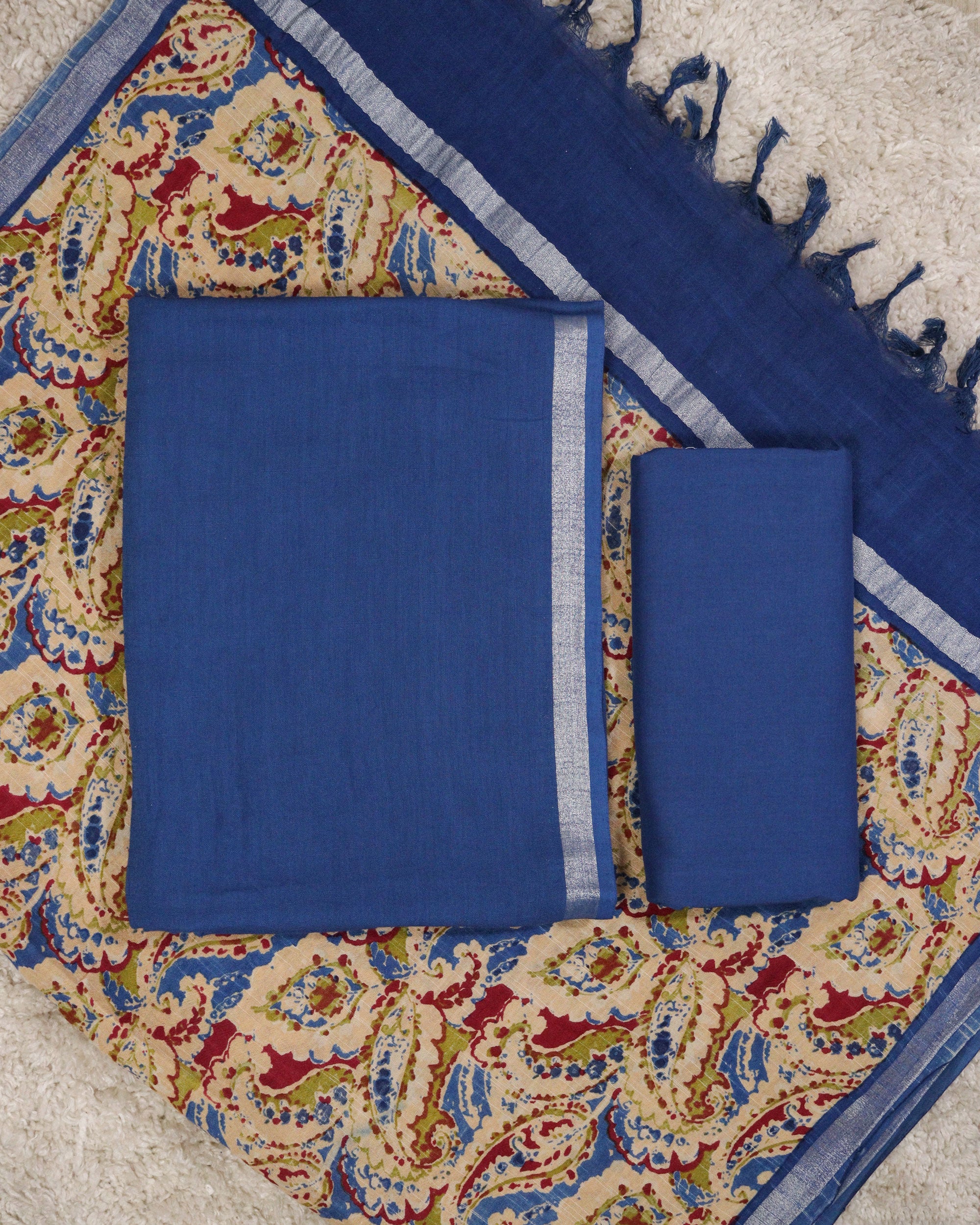 Load image into Gallery viewer, Linen Cotton Unstitched Suit- 2649
