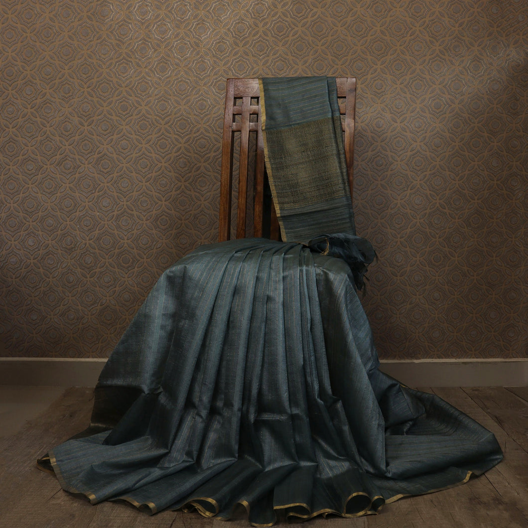 Pure Tussar Silk Saree -4823