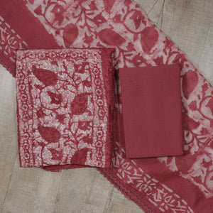 Pure Kota Cotton Unstitched Suit-4829