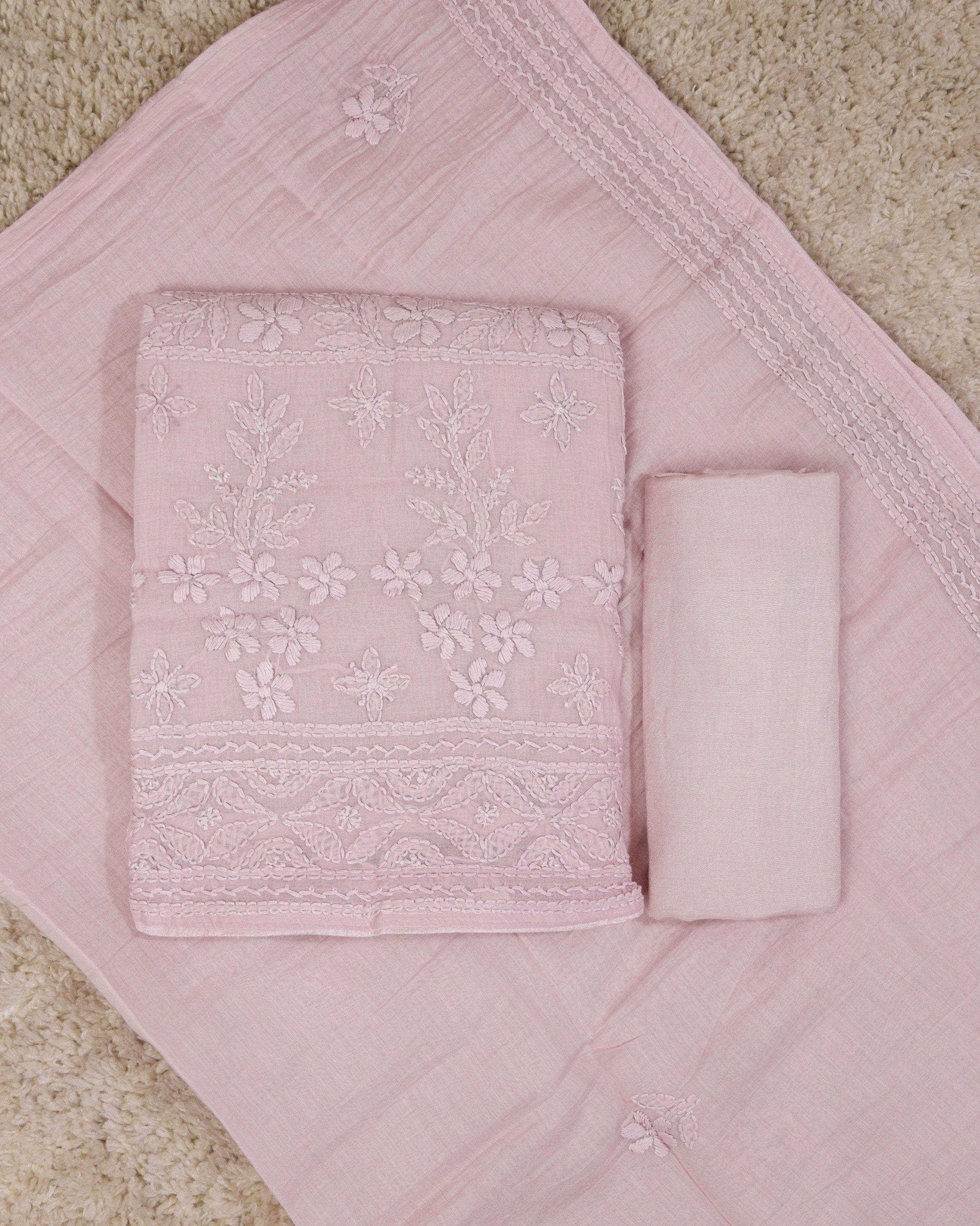 Load image into Gallery viewer, Mul Chanderi Unstitched Suit-2933

