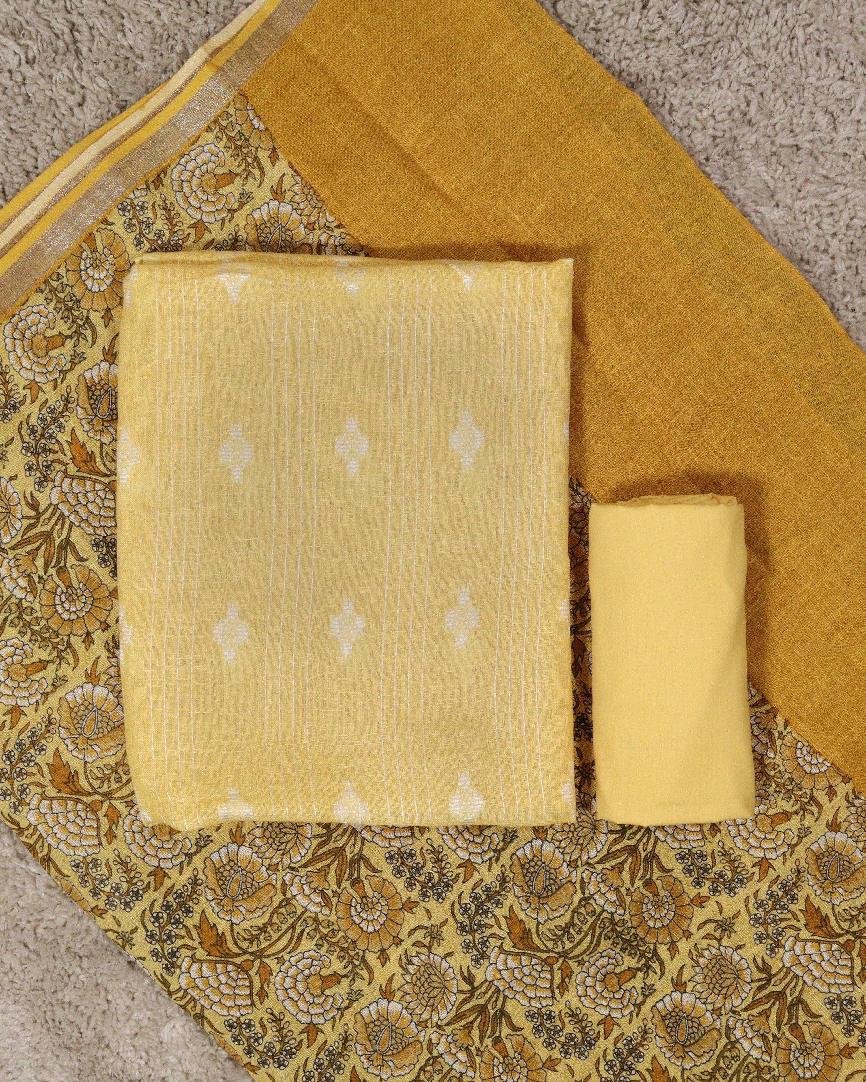 Load image into Gallery viewer, Linen Unstitched Suit-7169
