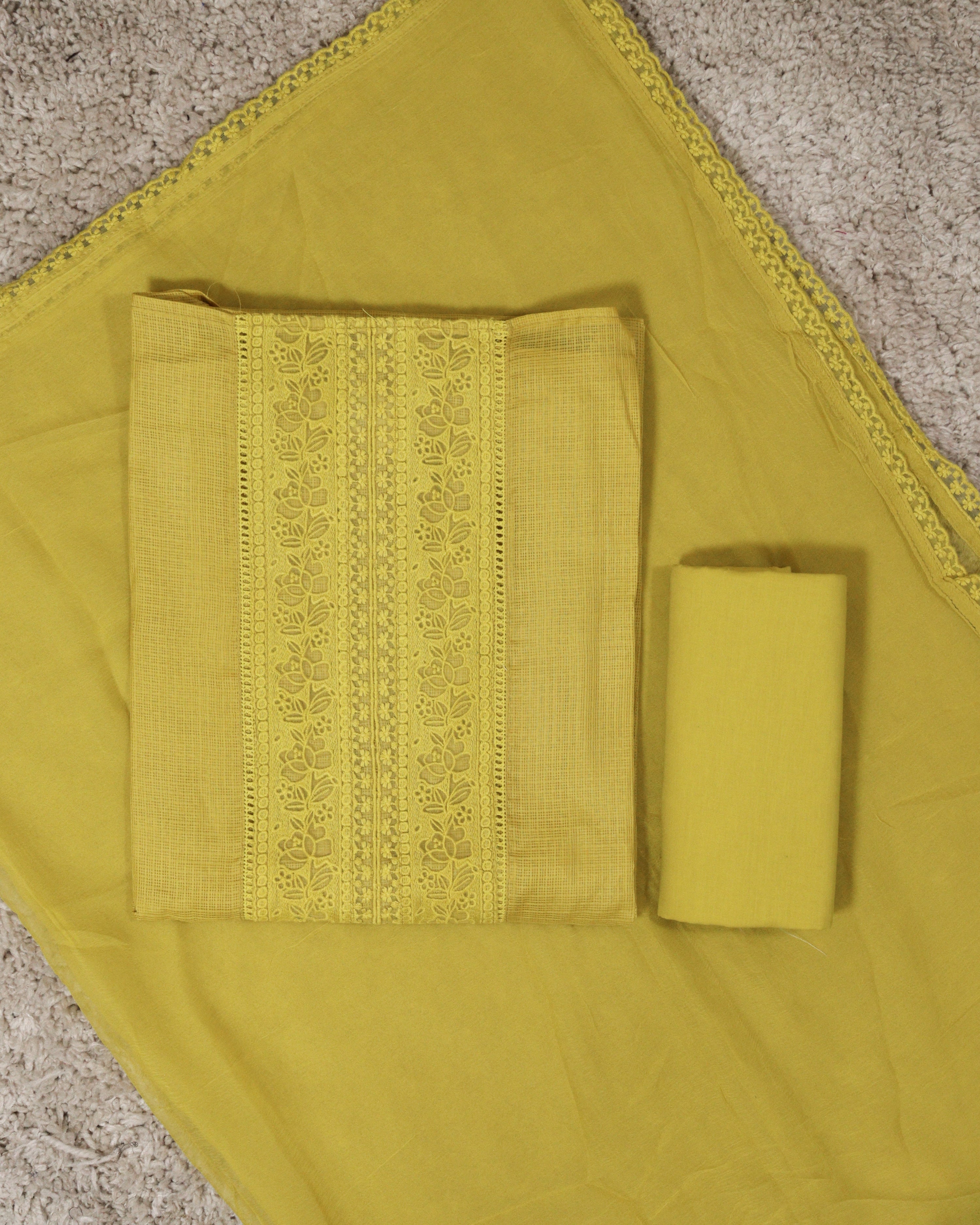 Load image into Gallery viewer, Silky Kota Unstitched Suit-7167
