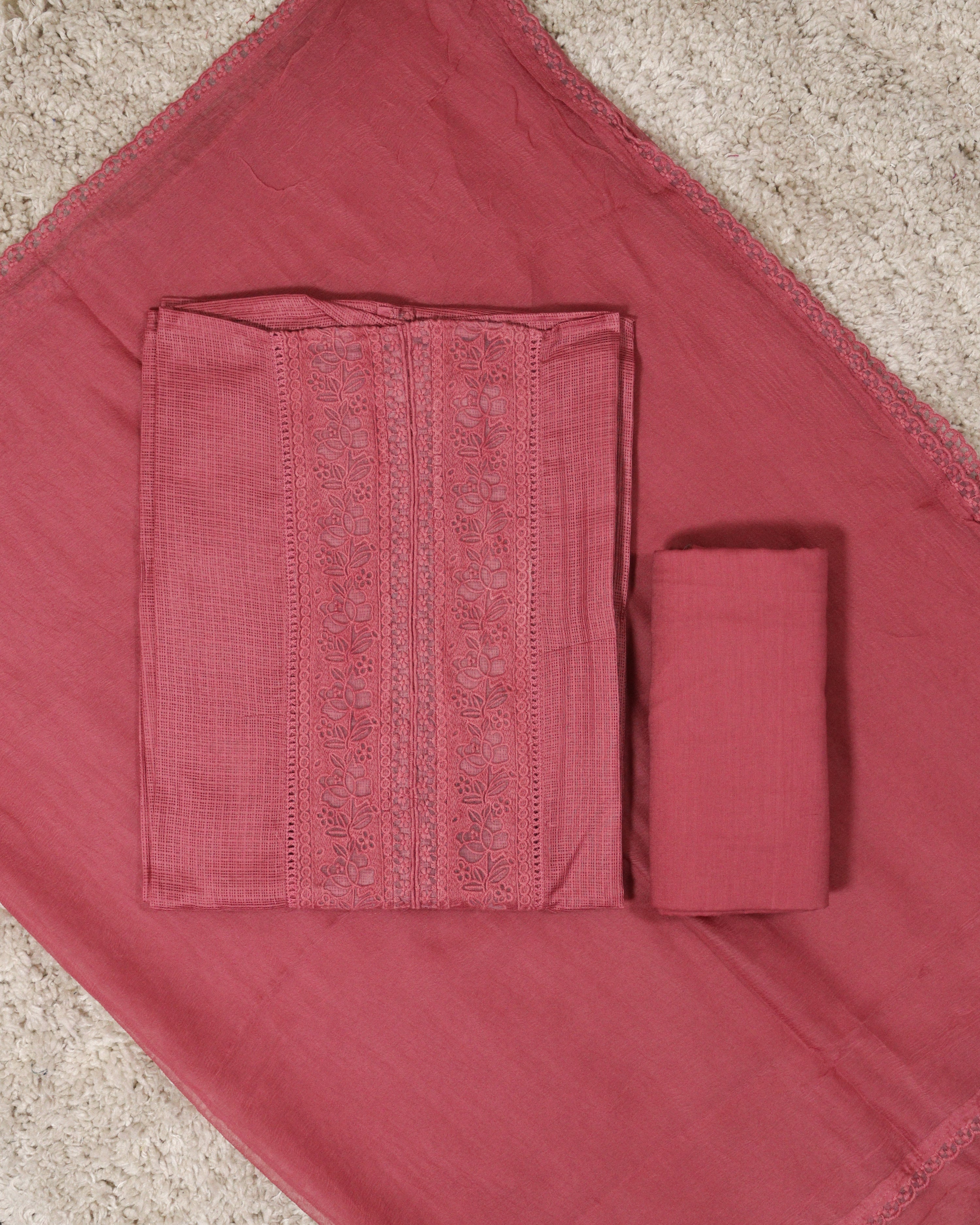 Load image into Gallery viewer, Silky Kota Unstitched Suit-7167
