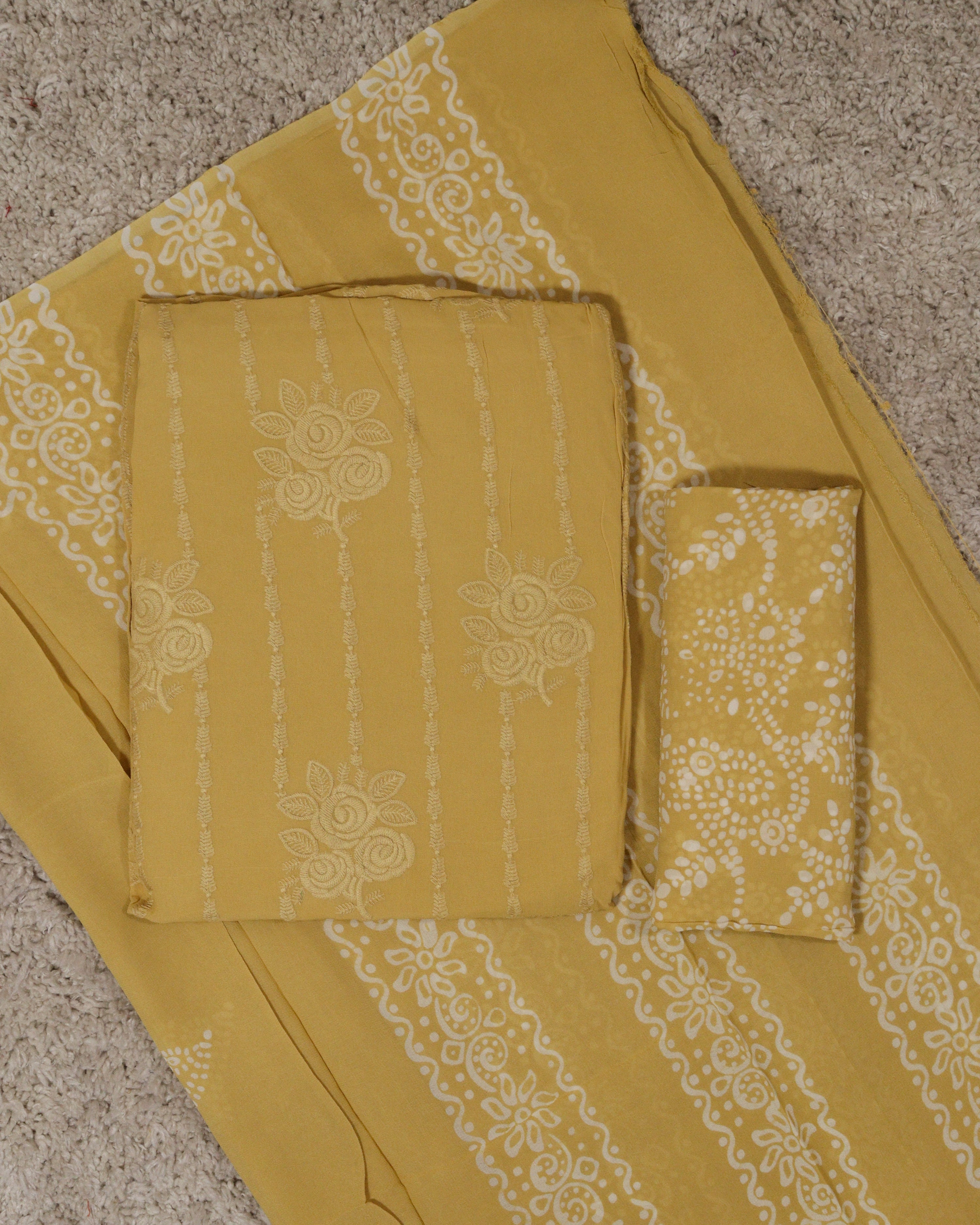 Load image into Gallery viewer, Georgette Unstitched-7162
