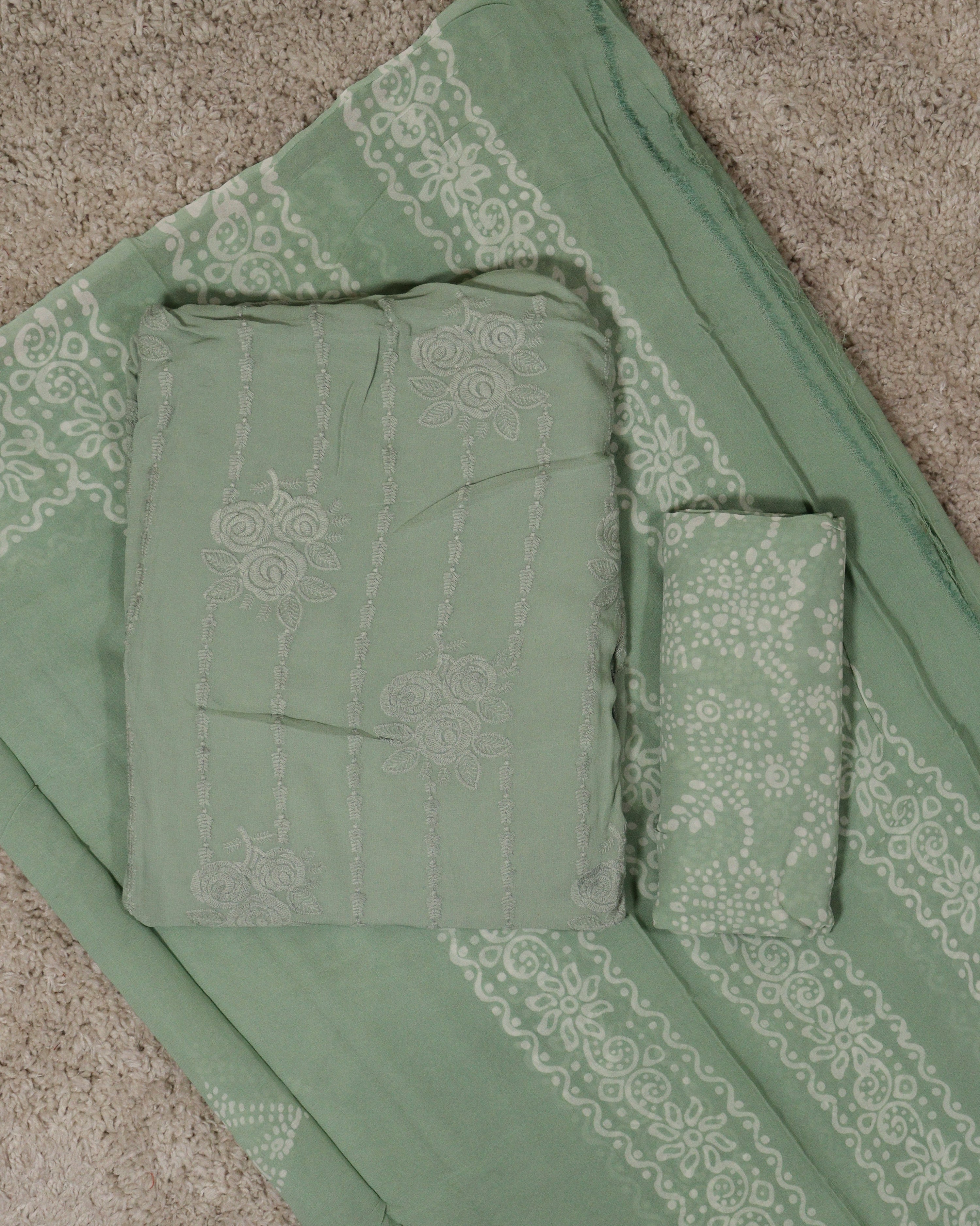 Load image into Gallery viewer, Georgette Unstitched-7162
