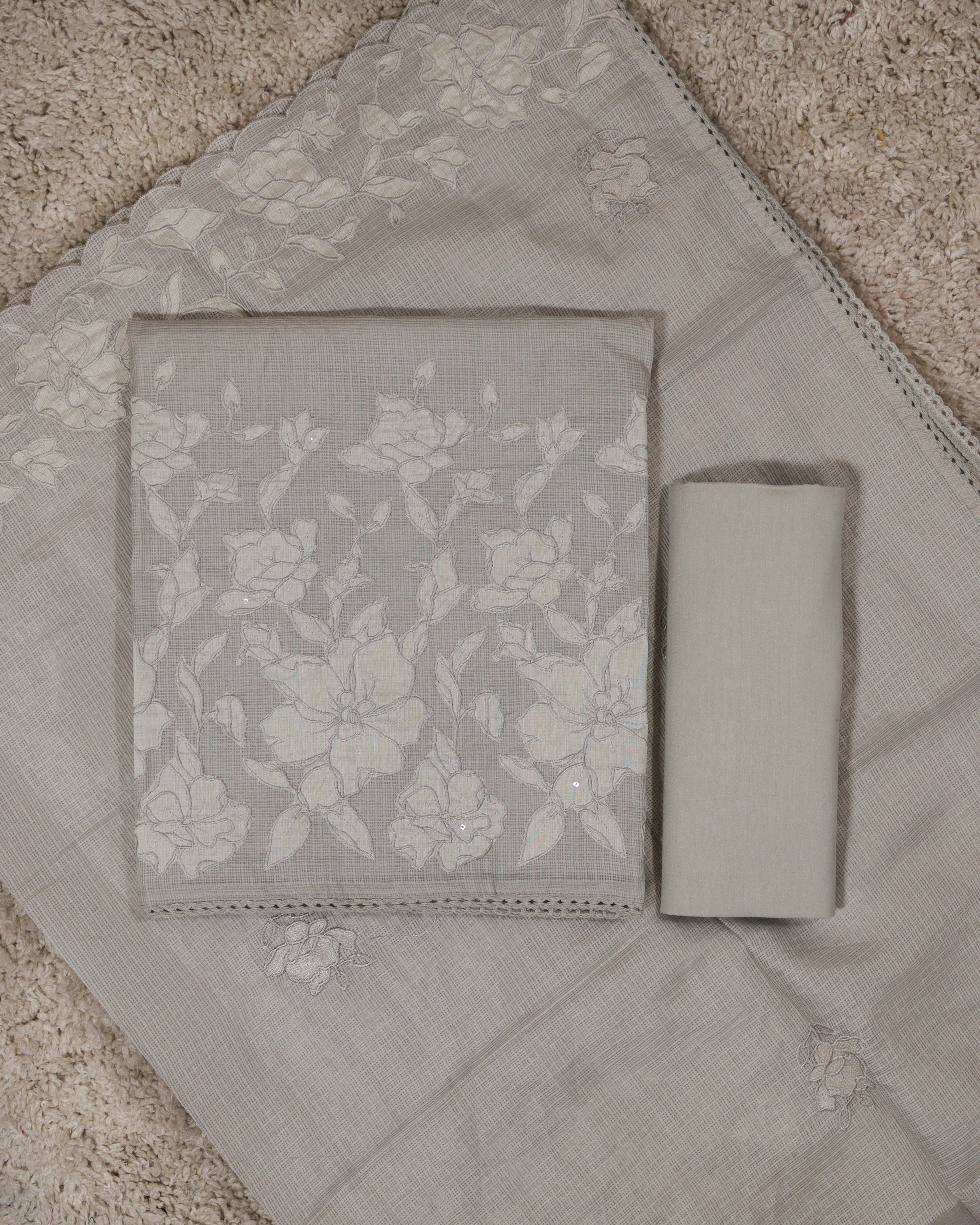Load image into Gallery viewer, Silky Kota Unstitched Suit-7262
