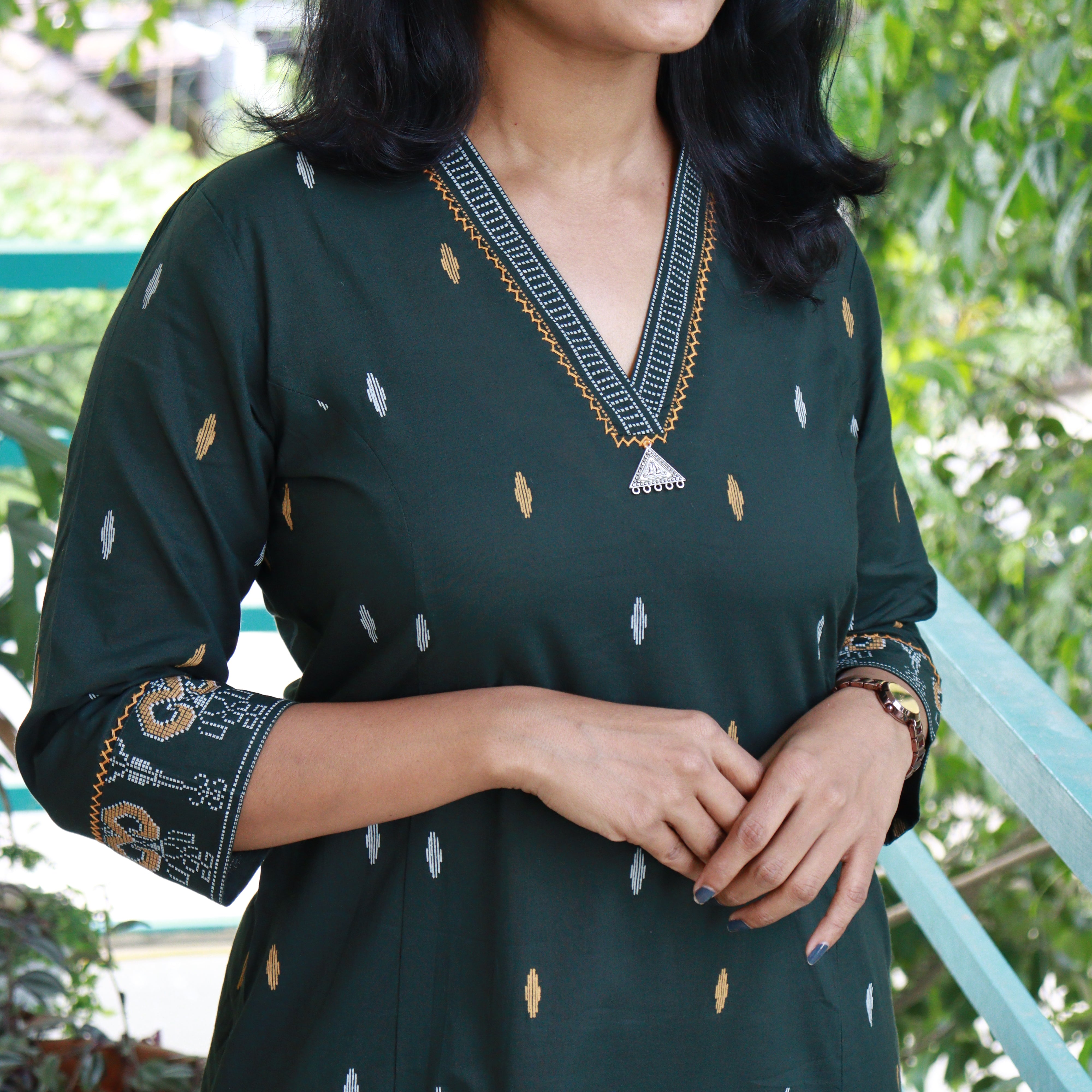 Load image into Gallery viewer, Ethinic Pure Cotton Kurti - 3561
