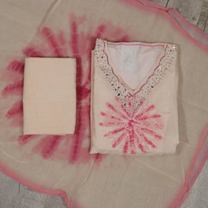 Muslin Silk Unstitched Suit-4925