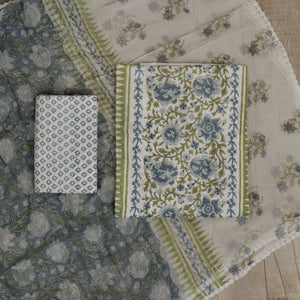 PURE COTTON UNSTITCHED SUIT - 4473