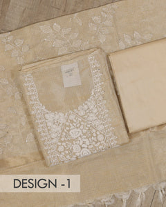 Tissue Kotta Unstitched Suit-5132