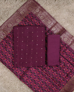 Gaji Silk Unstitched Suit-3566