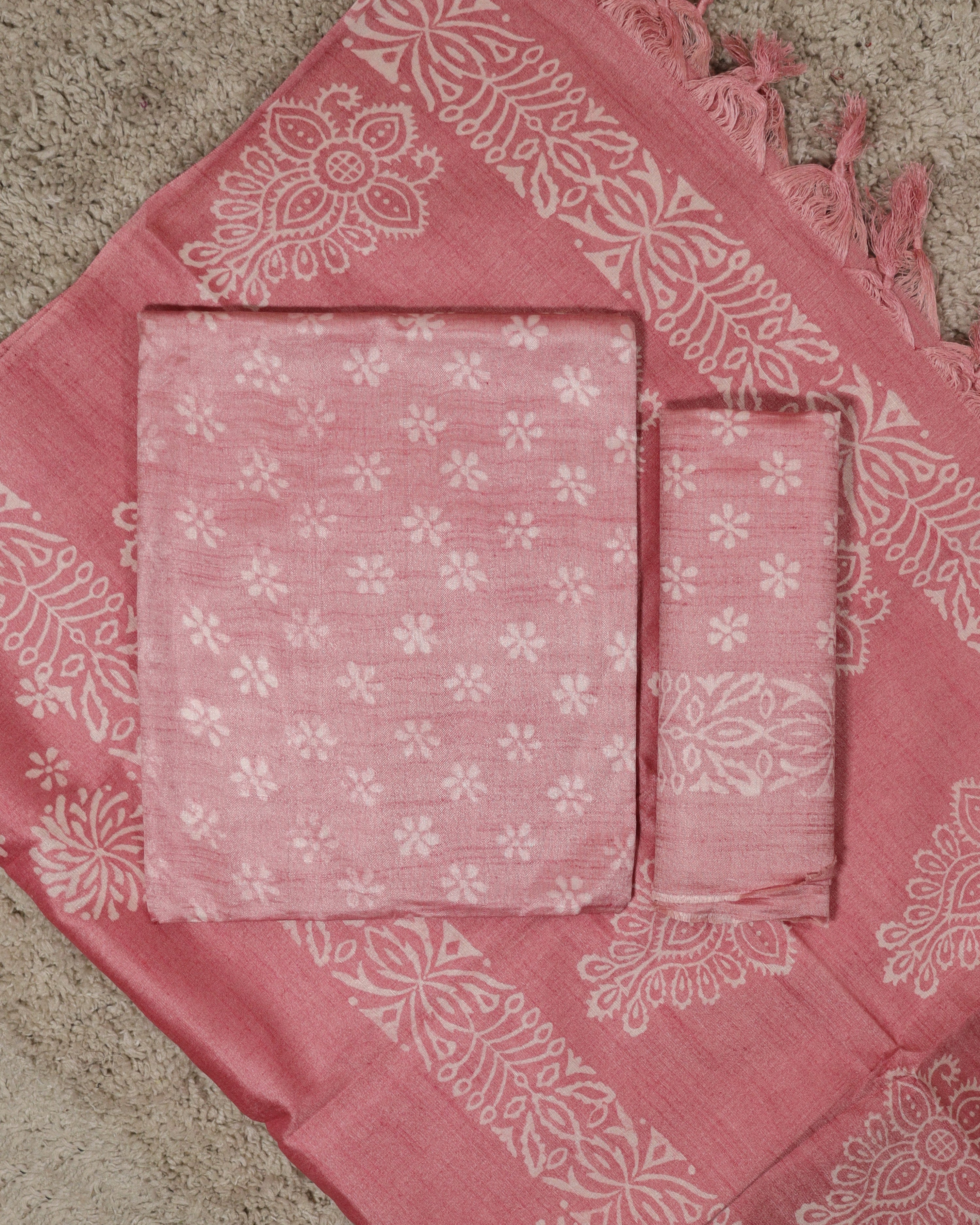 Load image into Gallery viewer, Katan Silk Unstitched Suit-8239

