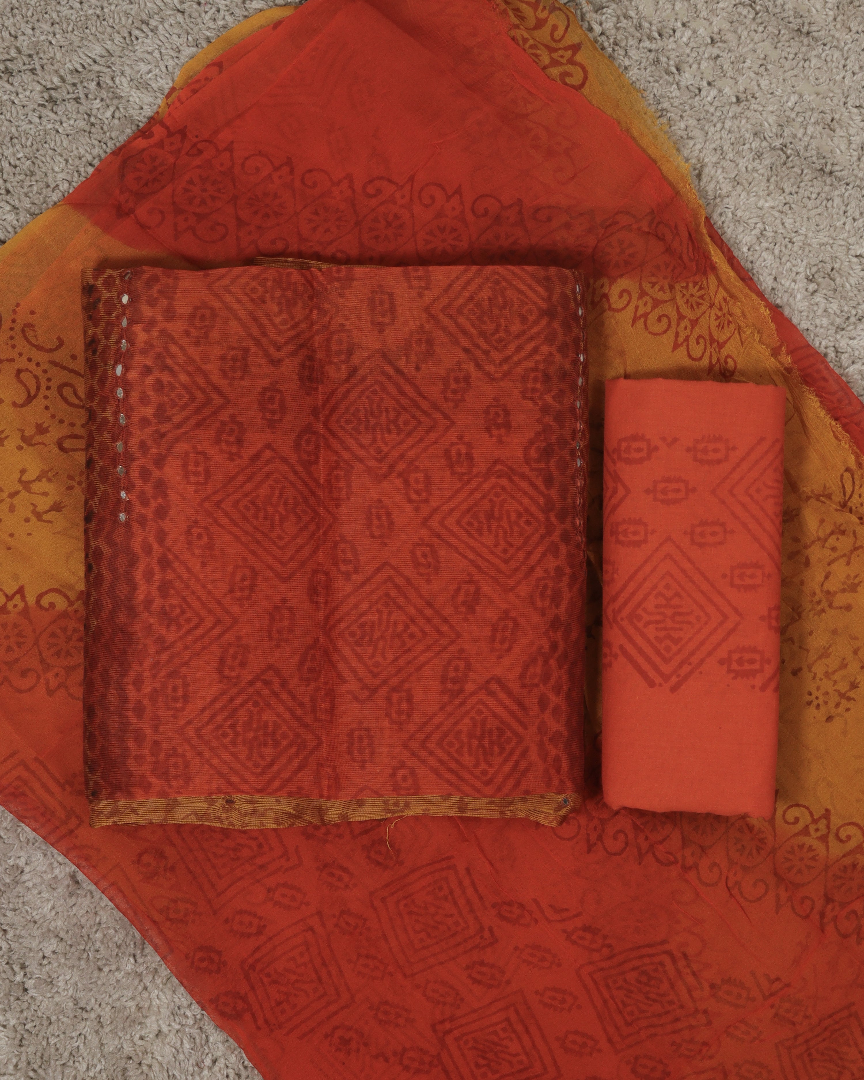Load image into Gallery viewer, Net Kota Unstitched Suit-8213
