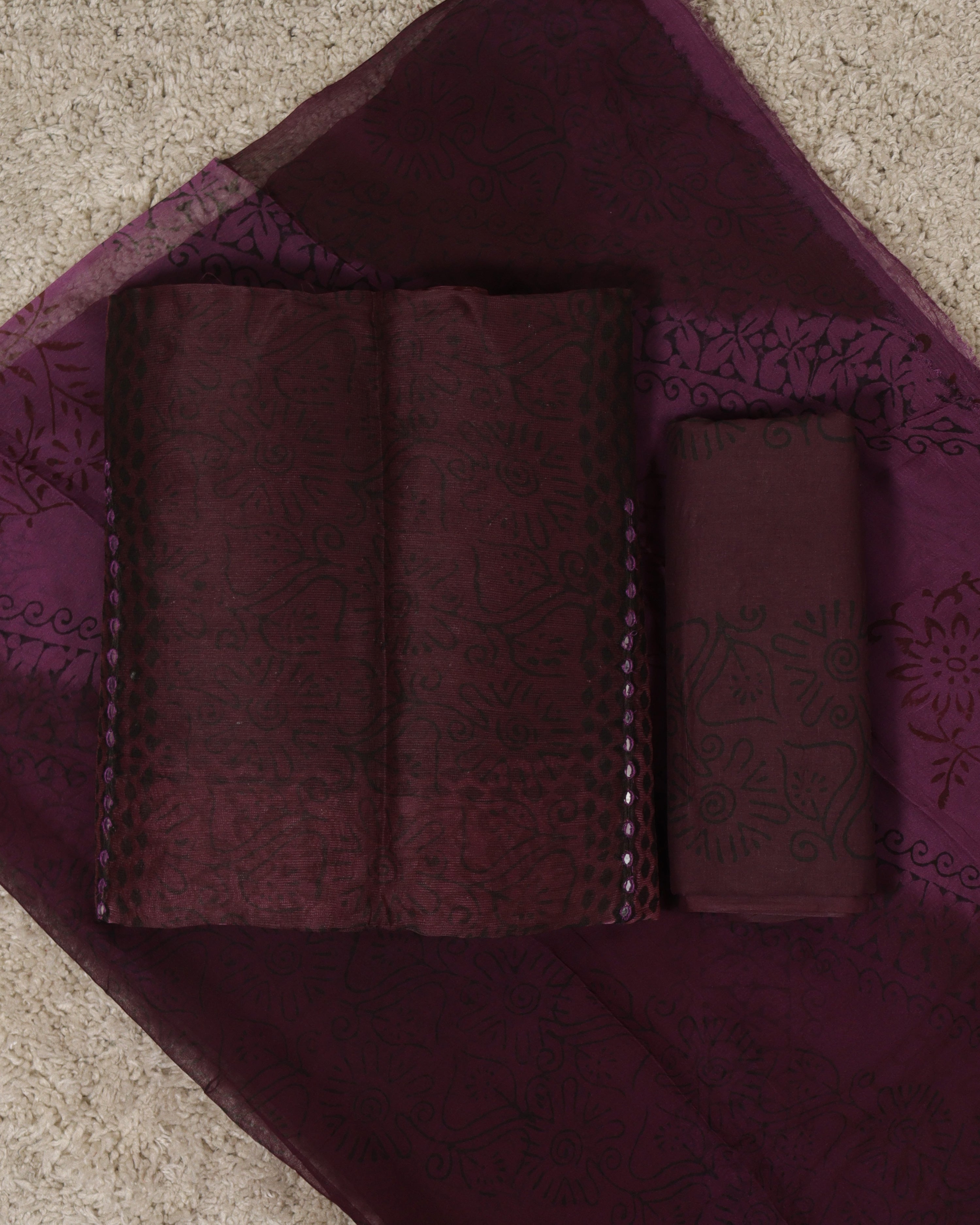 Load image into Gallery viewer, Net Kota Unstitched Suit-8213
