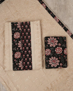 Cotton Unstitched Suit-4473
