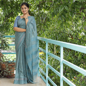 Linen Basuwada Saree - Pre order - 3837