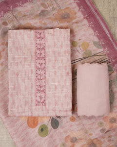 Linen Cotton Unstitched Suit-5393