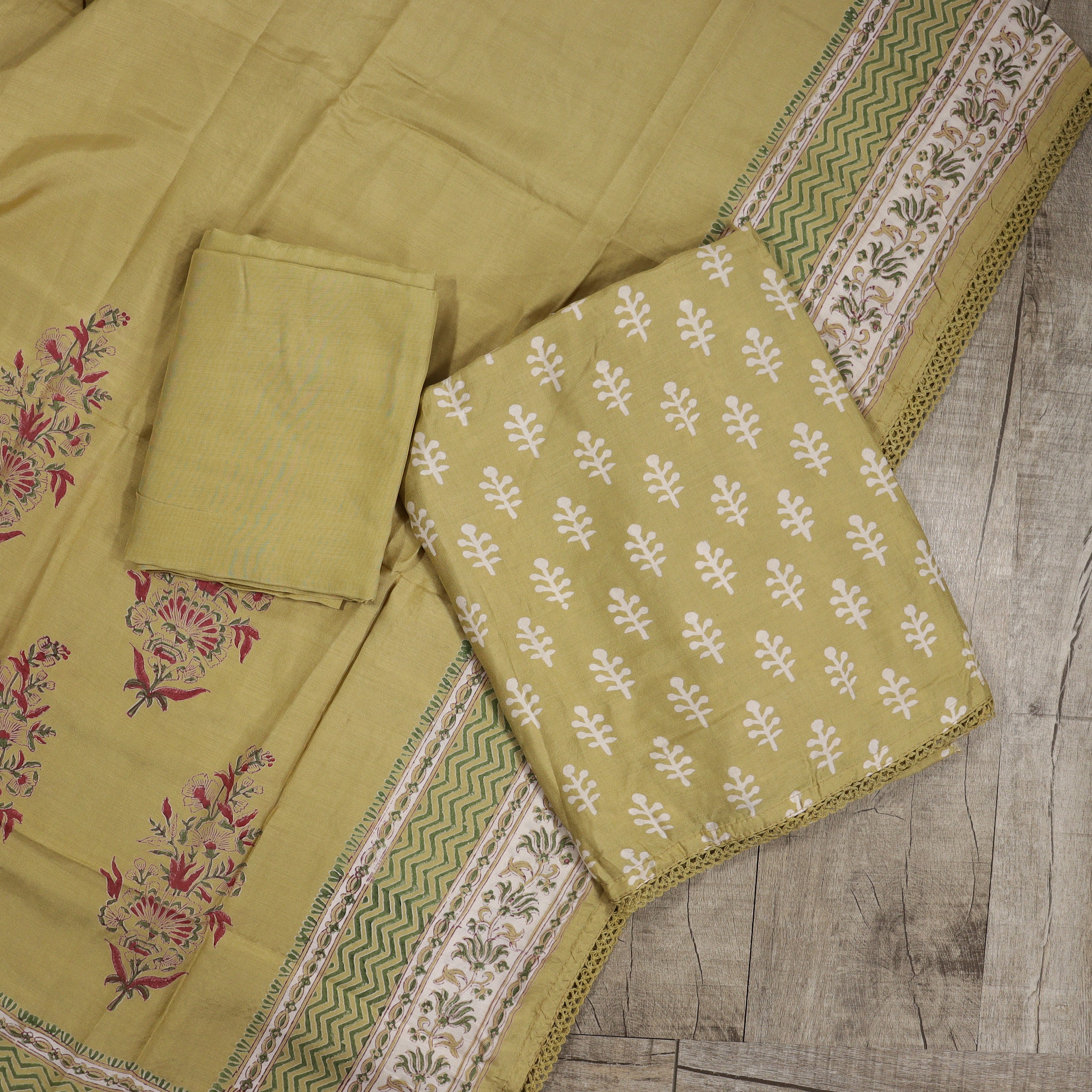 Load image into Gallery viewer, Modal Muslin Silk Unstitched Suit - 3883
