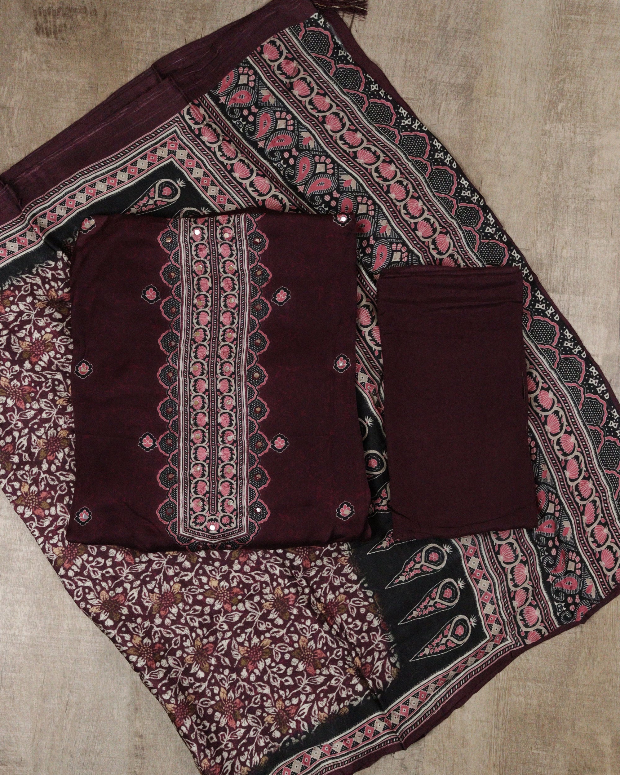 Load image into Gallery viewer, Pure Modal Muslin Silk Unstitched - 00196
