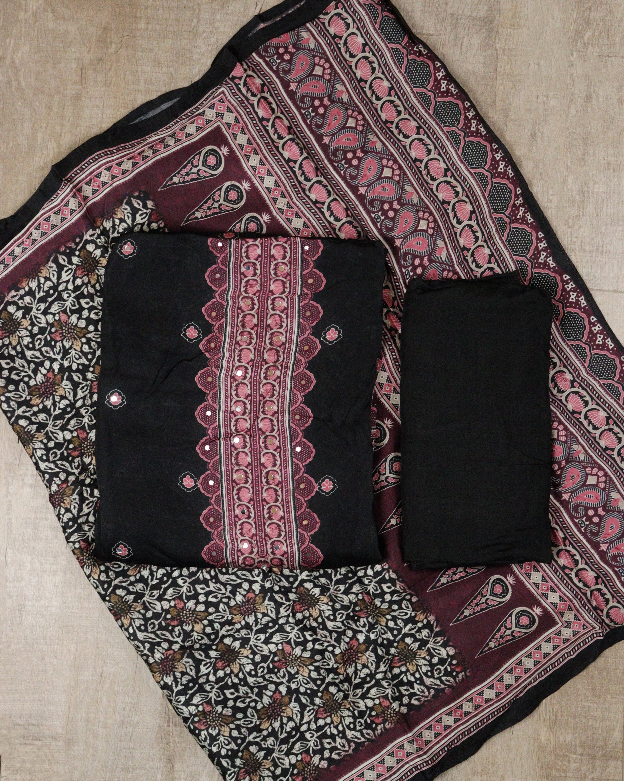 Load image into Gallery viewer, Pure Modal Muslin Silk Unstitched - 00196
