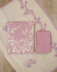 Pure Cotton Unstitched Suit- 0392