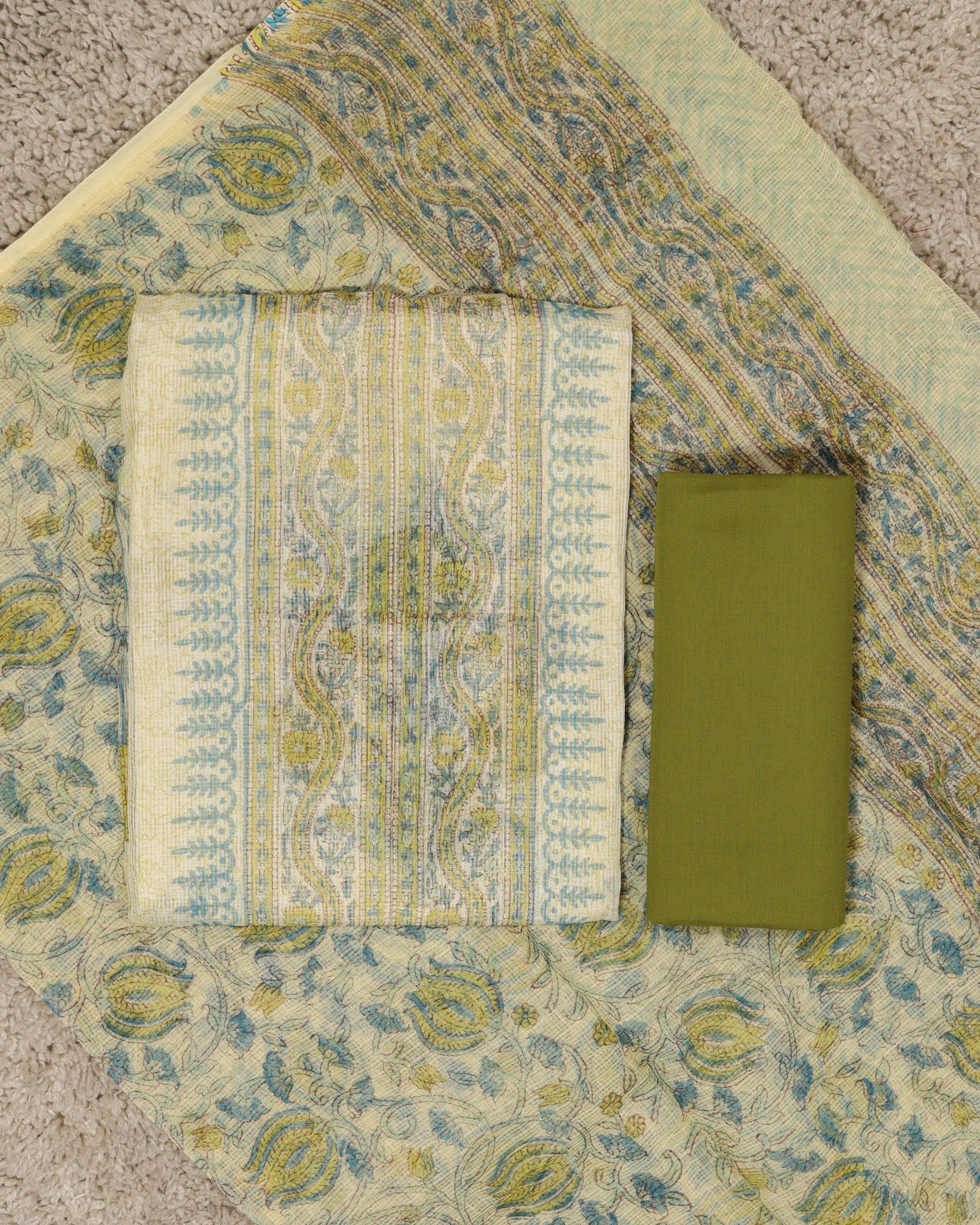 Load image into Gallery viewer, Kota Doria Unstitched Suit-8301
