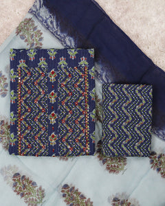 Pure Cotton Unstitched Suit-0389