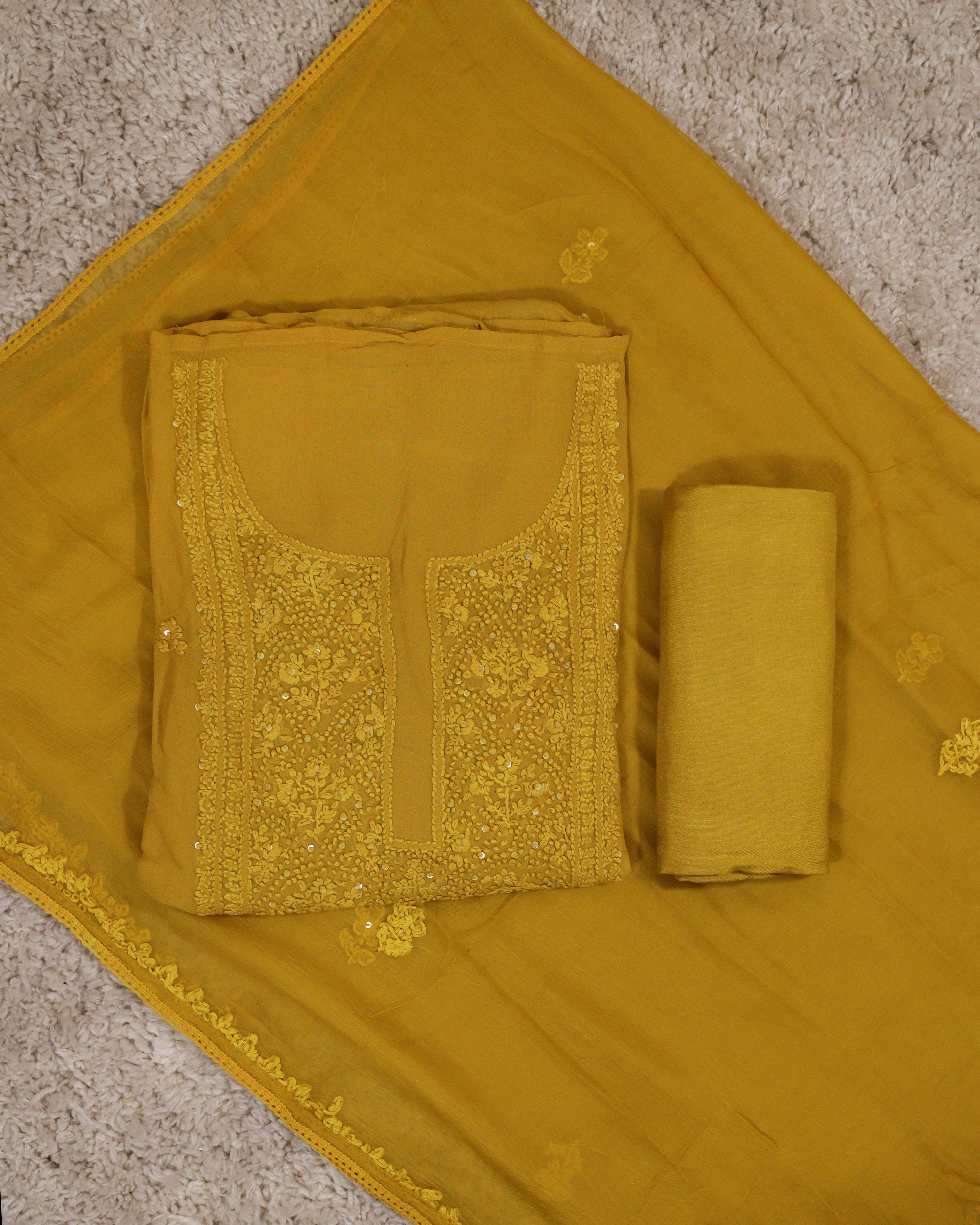 Load image into Gallery viewer, Viscose Georgette Unstitched Suit-4149

